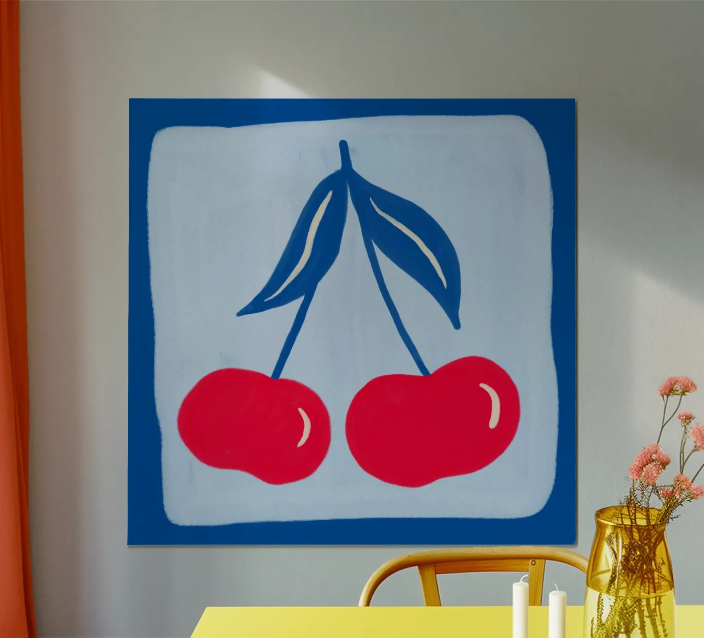 Cute cherries poster by Wackapacka