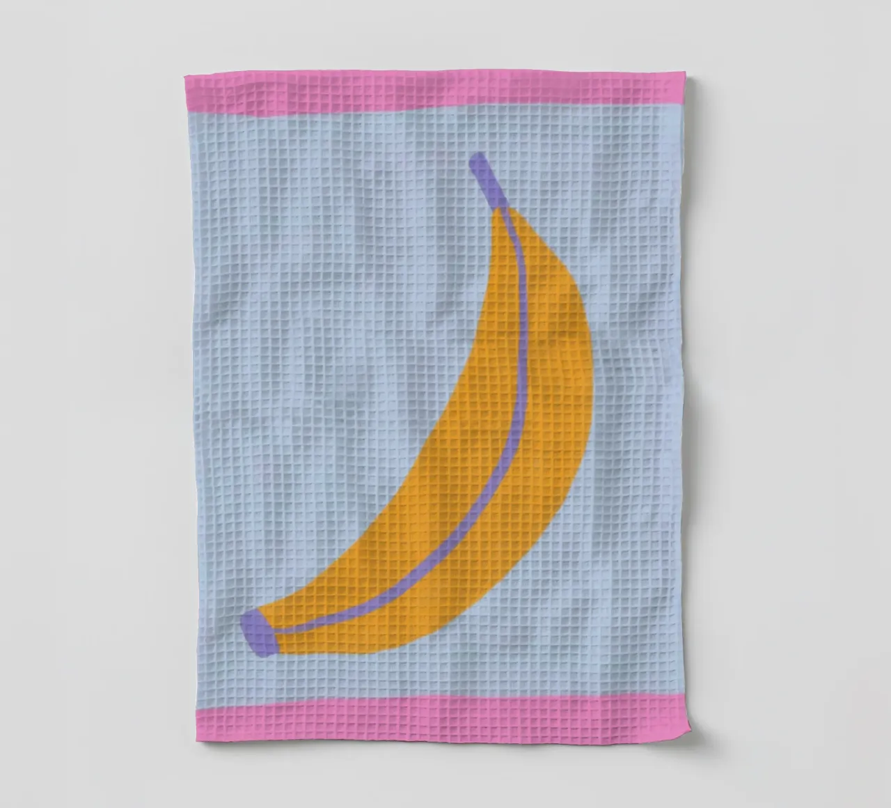 Cute banana tea towel by Wackapacka
