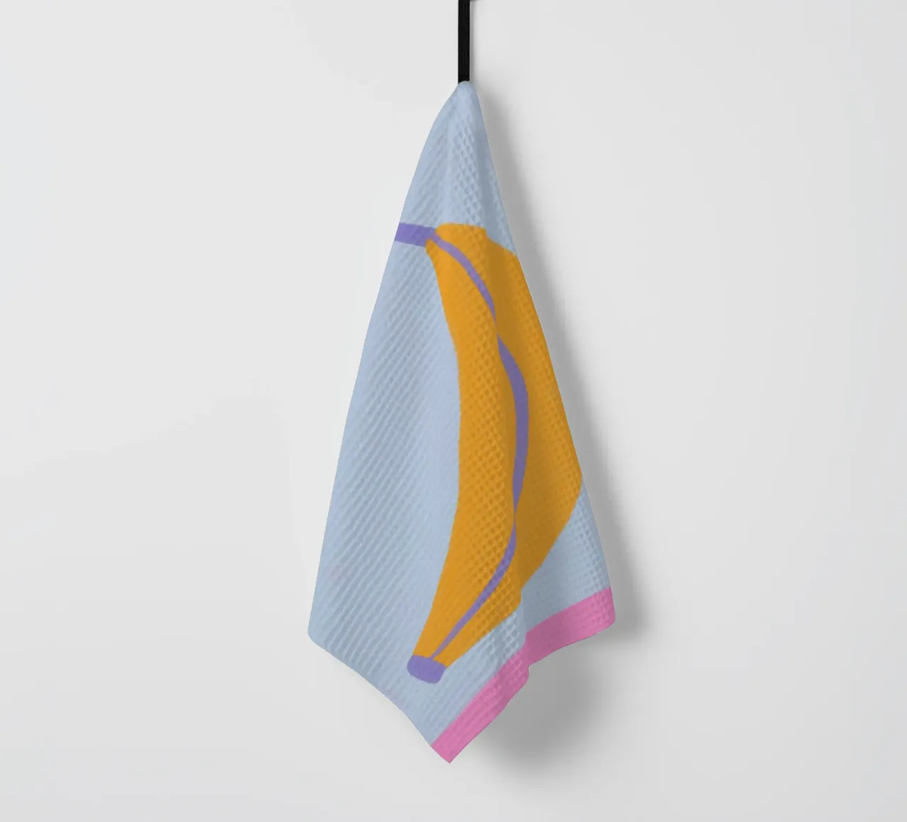 Cute banana tea towel by Wackapacka