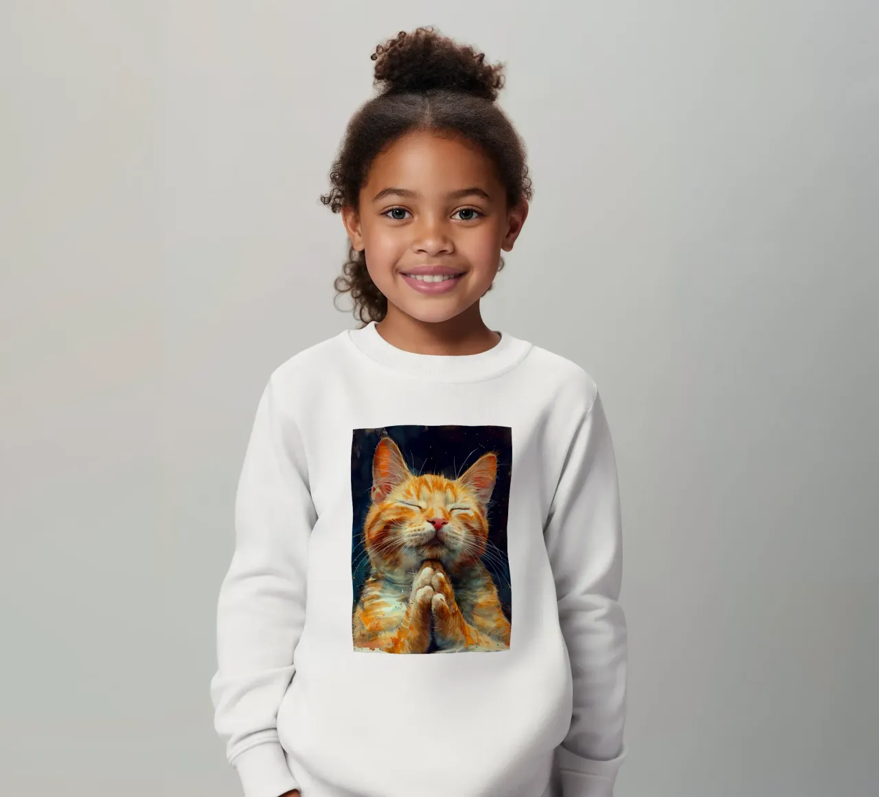 Gatto Rudolf felpa bambino da Justyna Jaszke JBJart