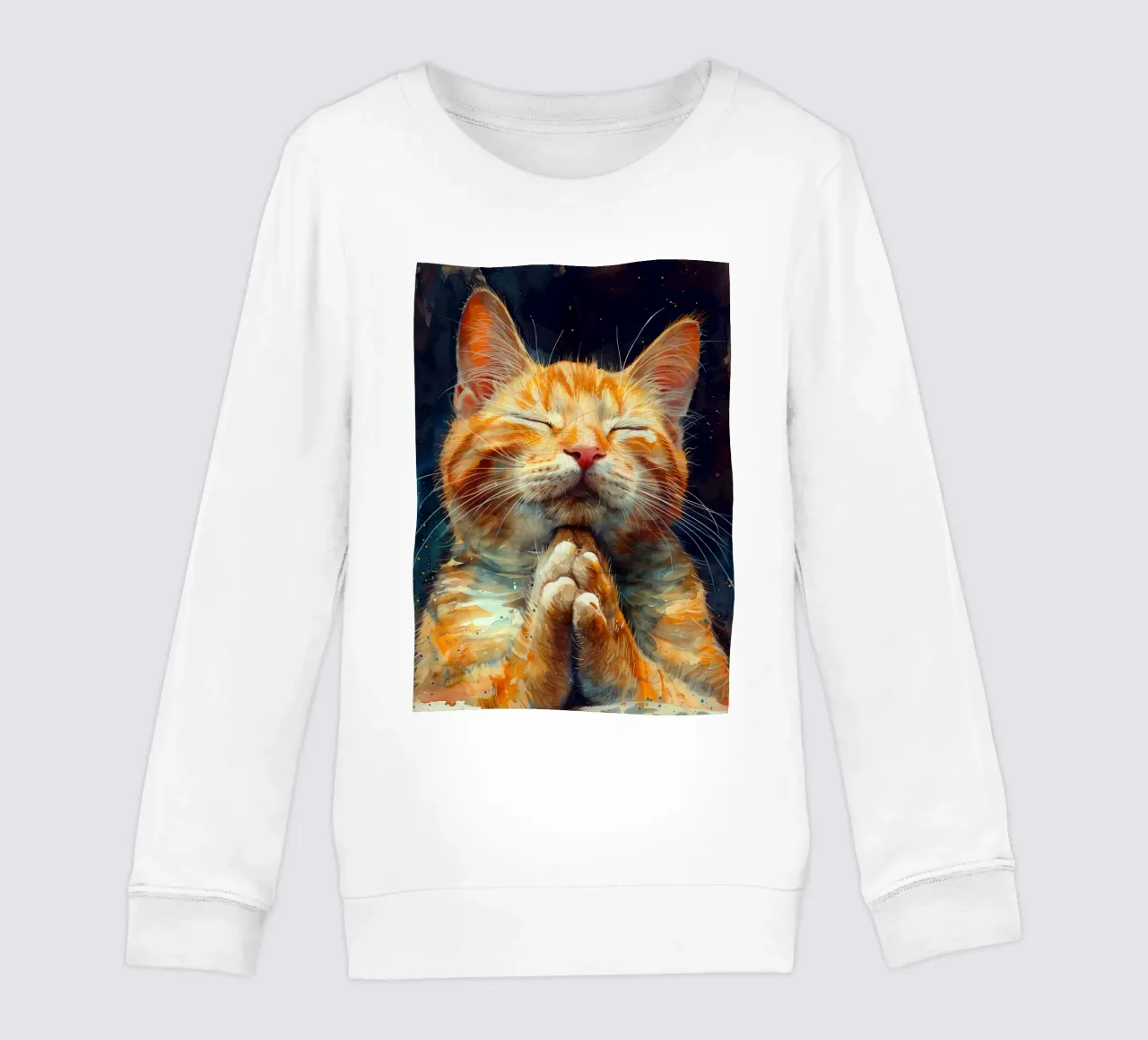 Gatto Rudolf felpa bambino da Justyna Jaszke JBJart