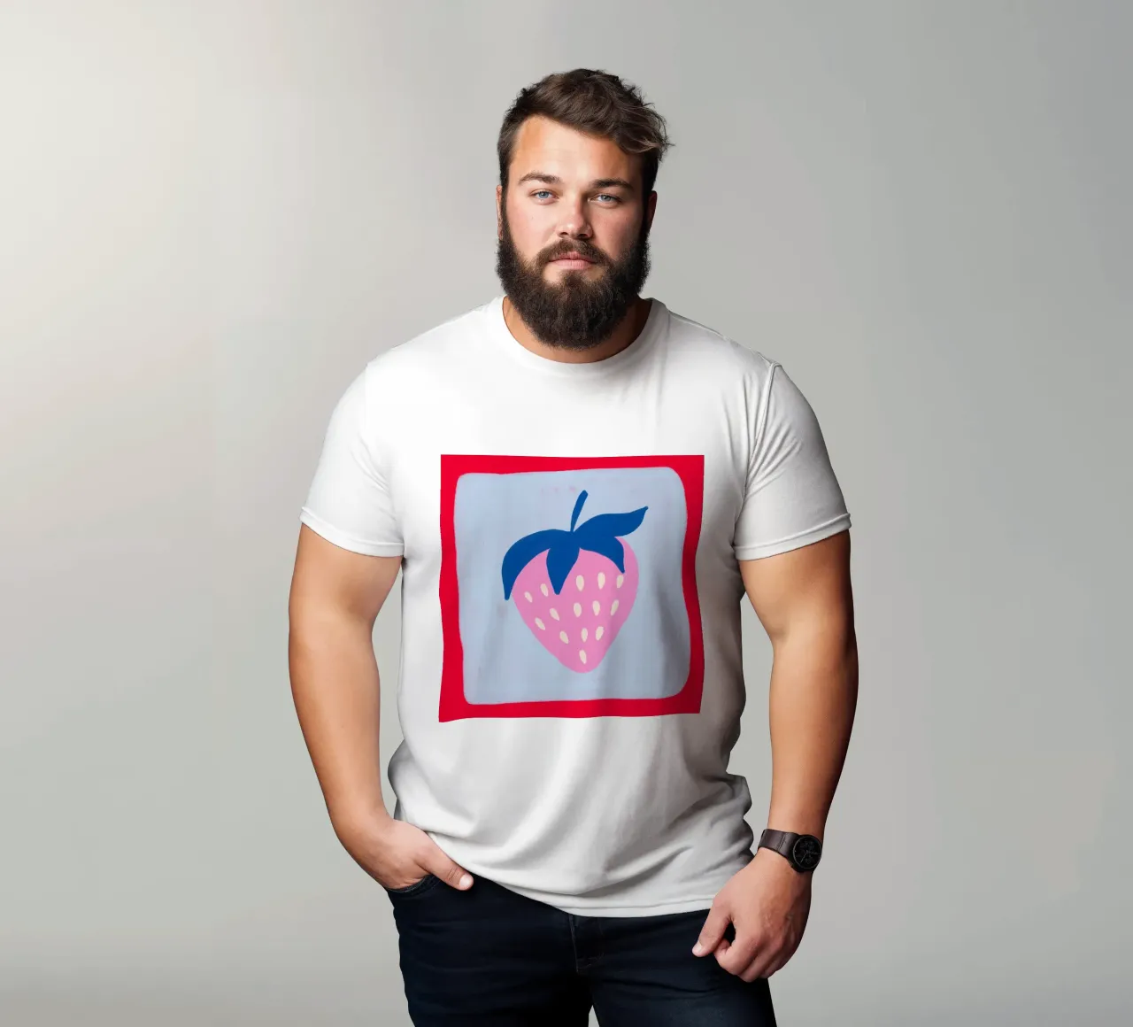Mignonne fraise t-shirt de Wackapacka