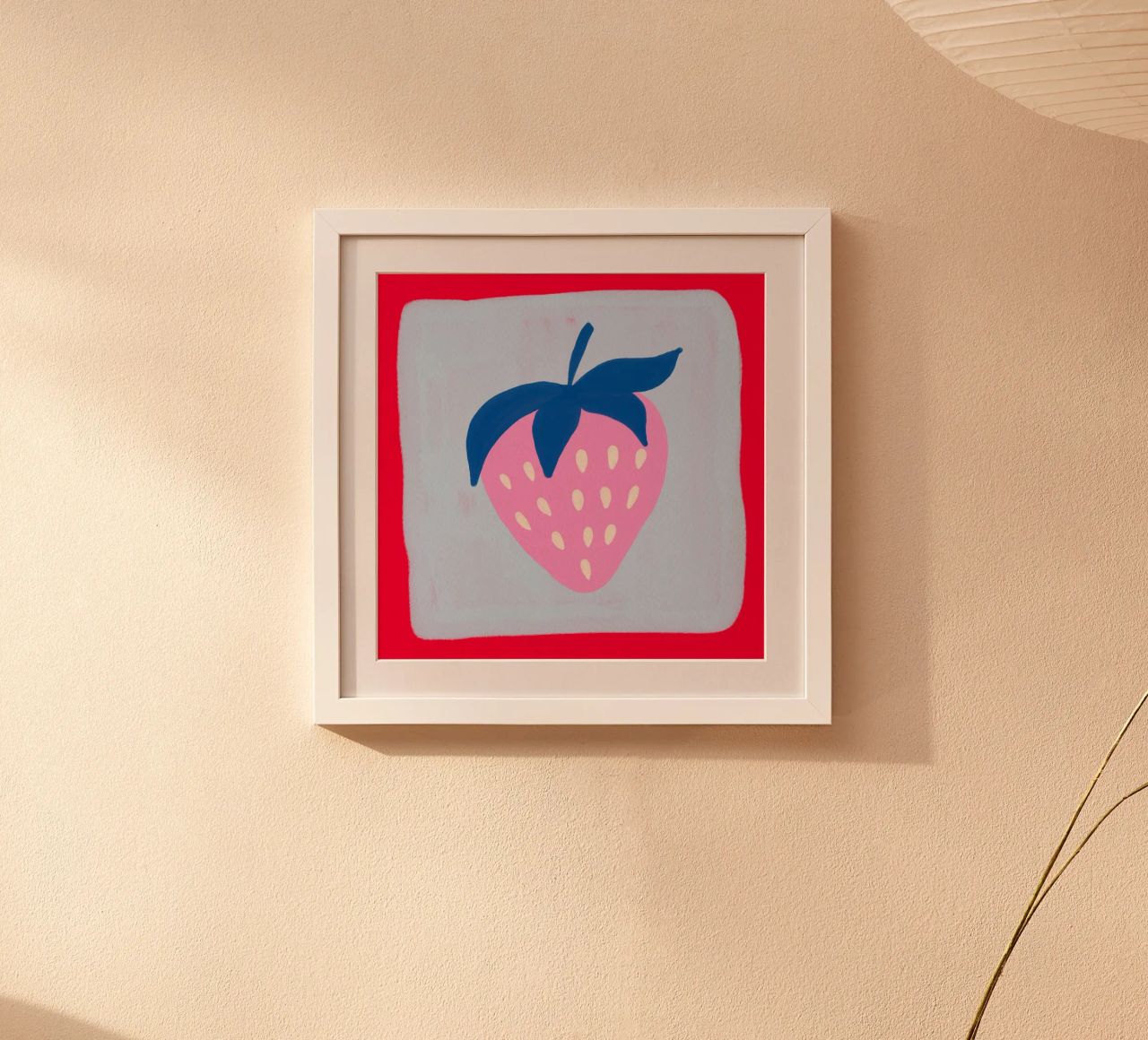 Cute strawberry poster by Wackapacka