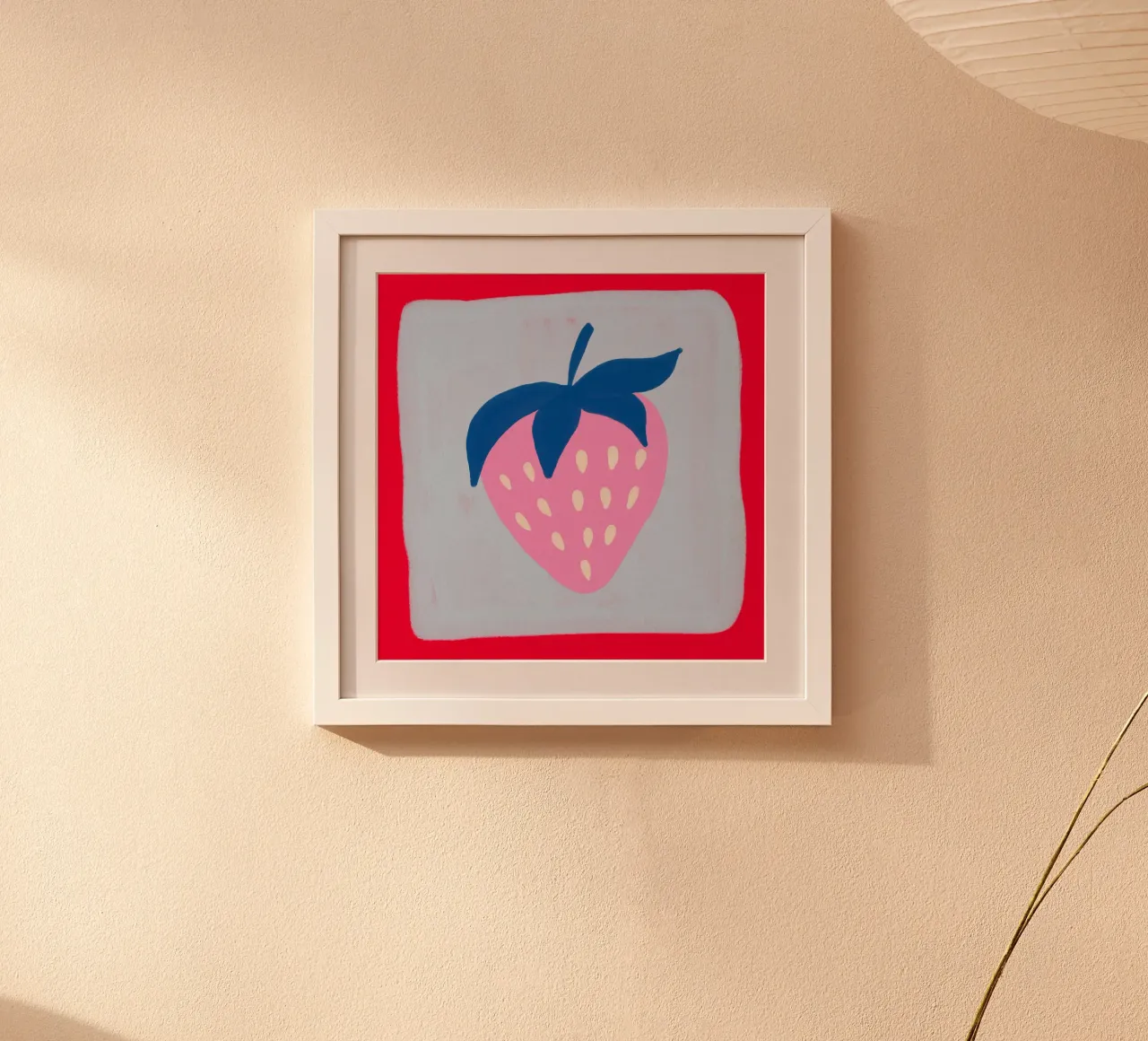Cute strawberry poster by Wackapacka