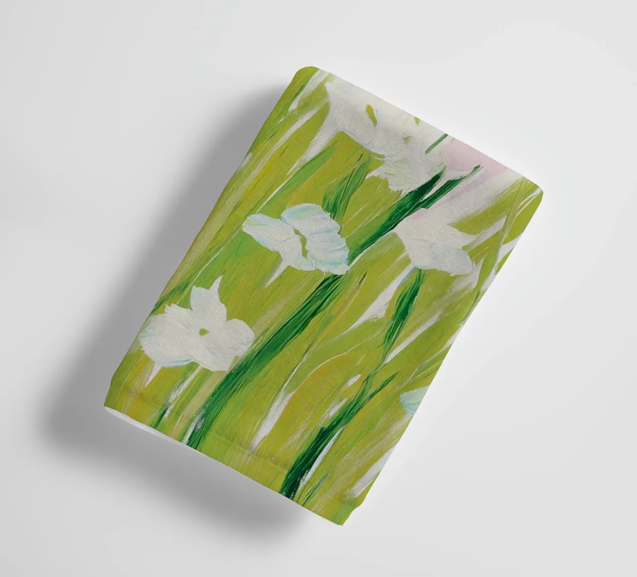 Wilde bloemen, Bloemenprint, Abstracte Bloemsierkunst badhanddoek van Boheme