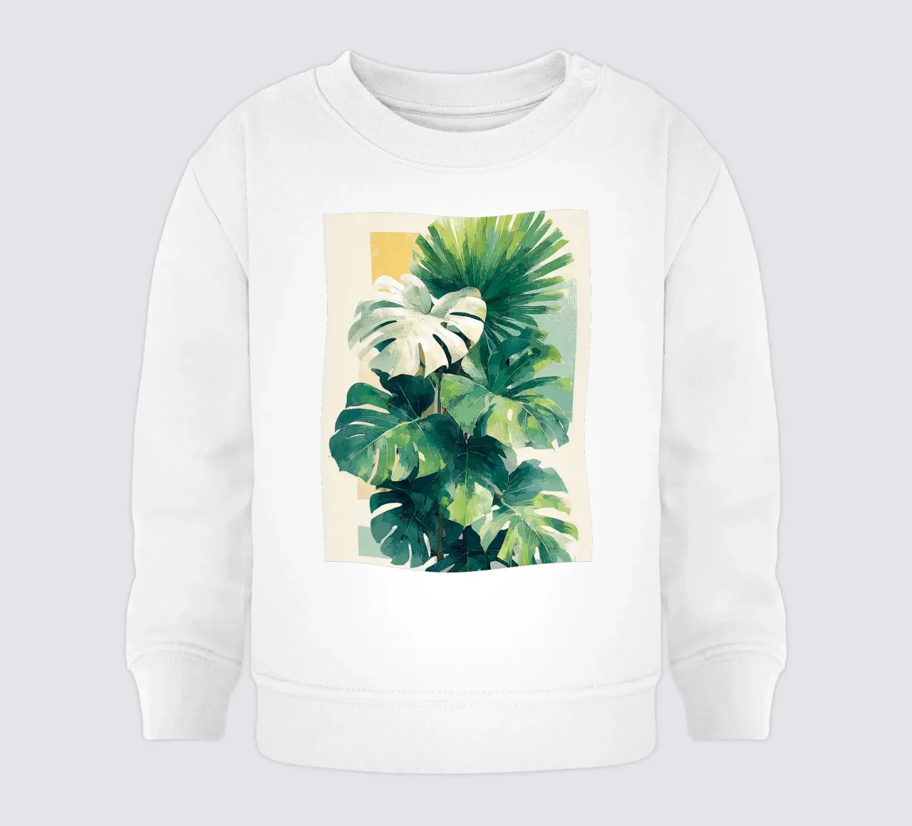 Leaves Tropical C felpa neonato da Mateo
