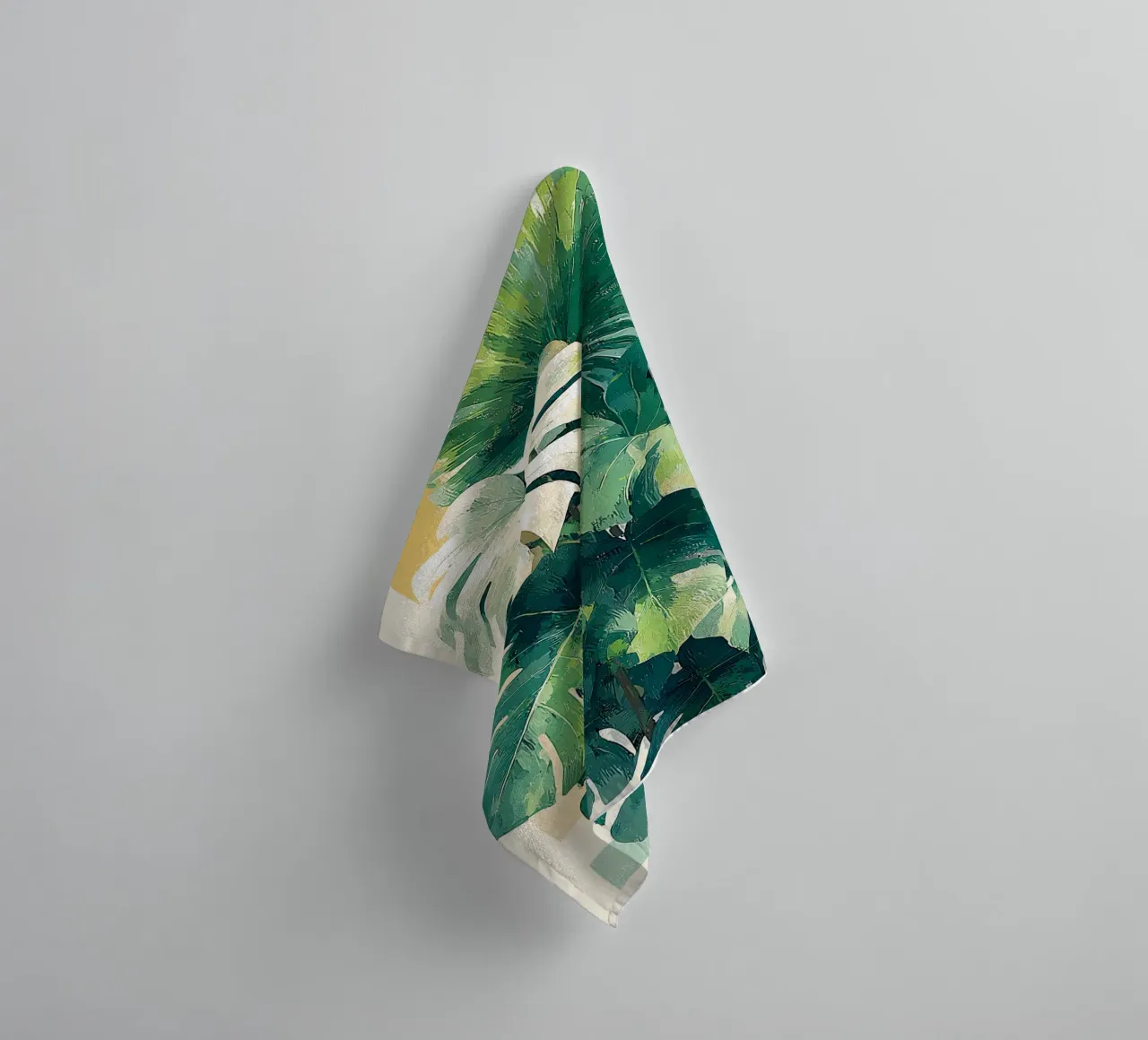 Leaves Tropical C towel by Mateo