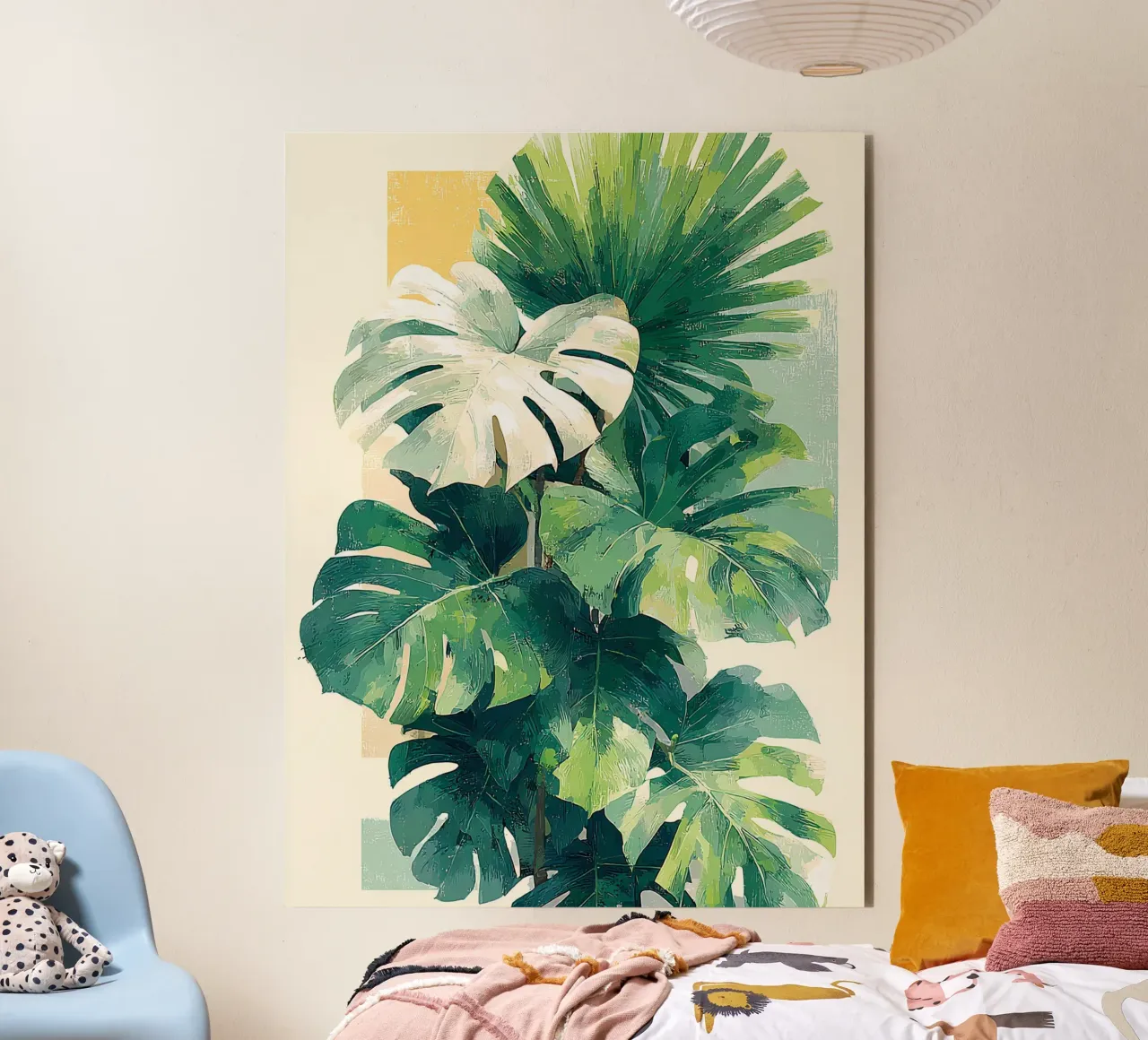 Leaves Tropical C alu-dibond by Mateo