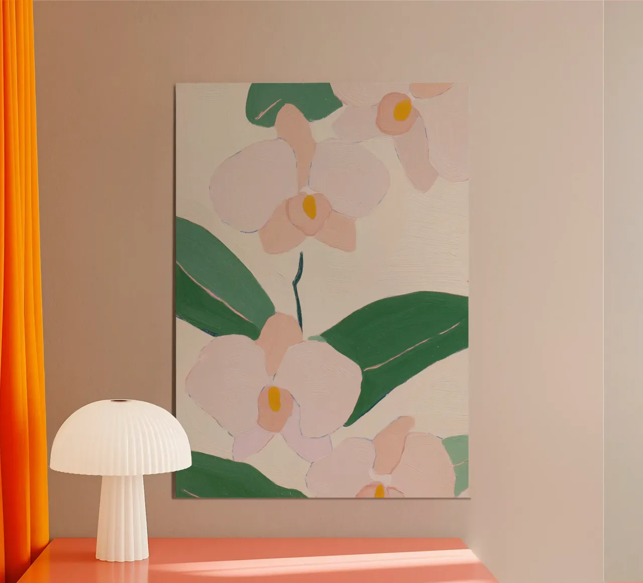 Poster orchidea, stampa fiore orchidea carta hahnemühle da Boheme