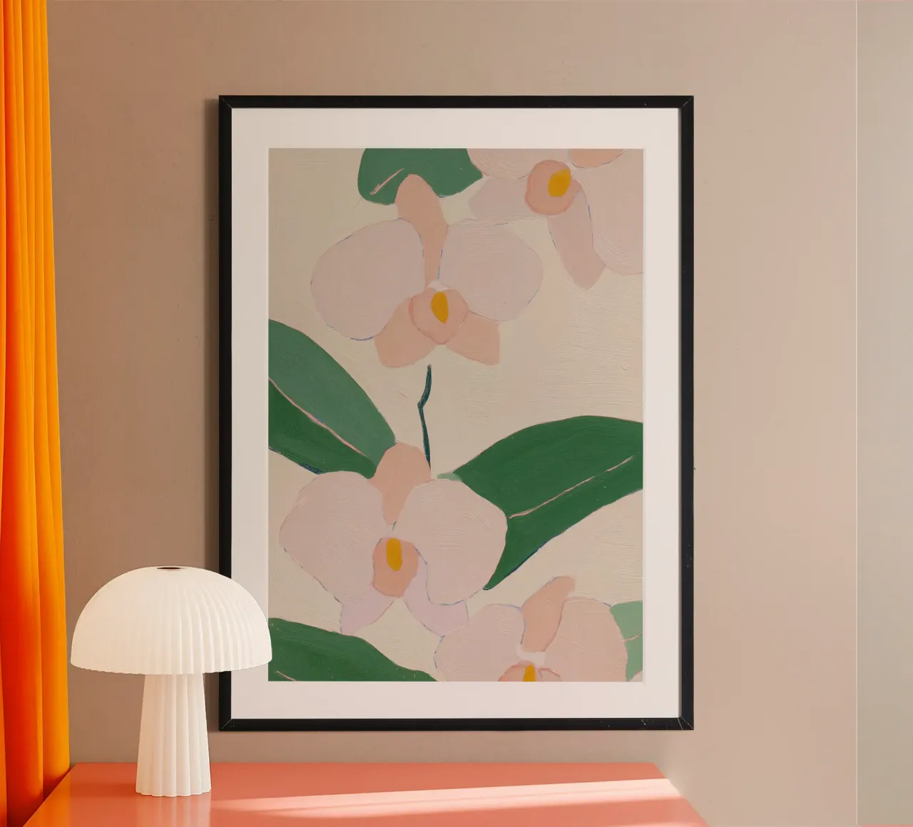 Poster orchidea, stampa fiore orchidea carta hahnemühle da Boheme