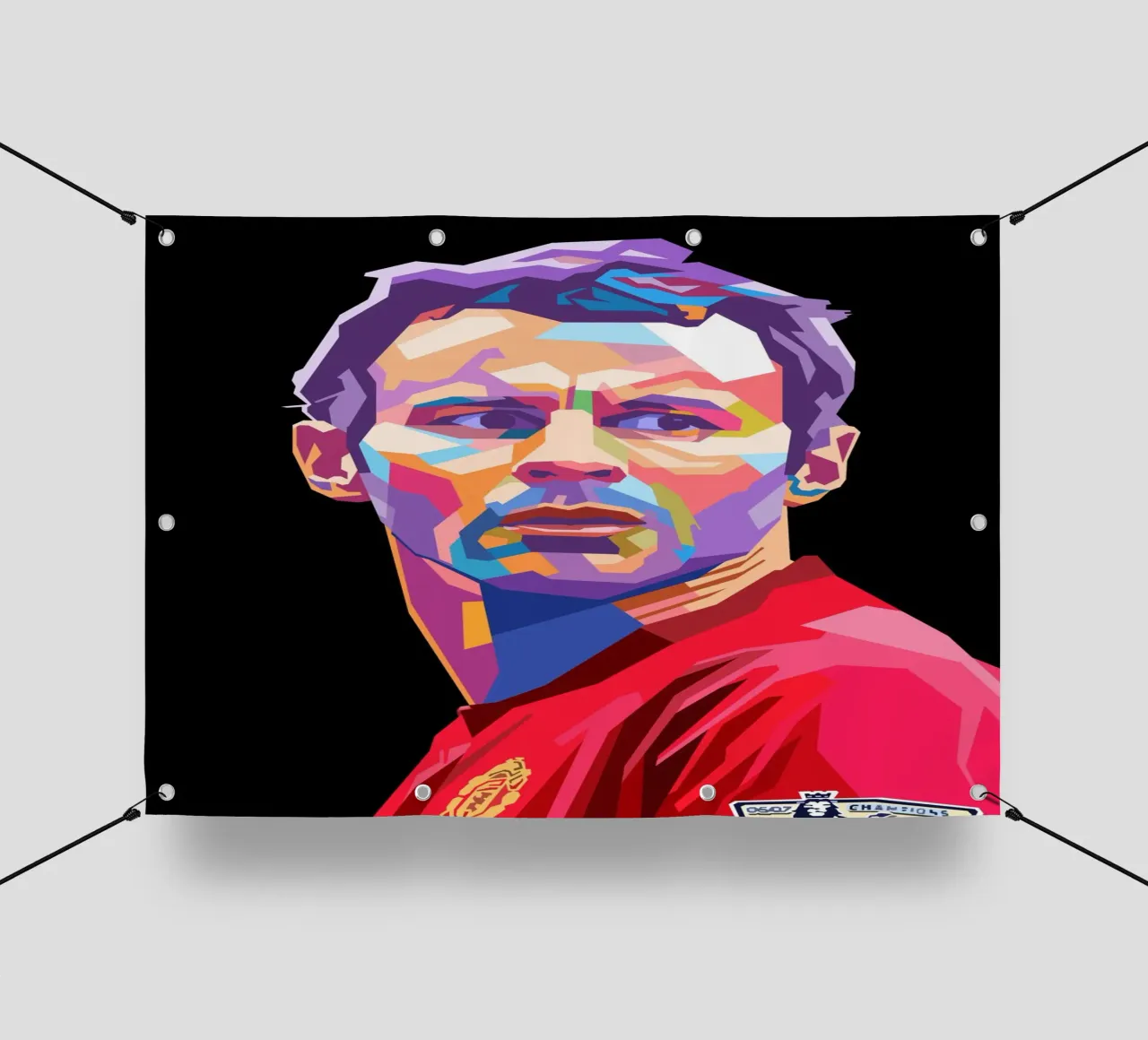 Calcio iconico - Ryan Giggs telo in pvc da Hantamrata