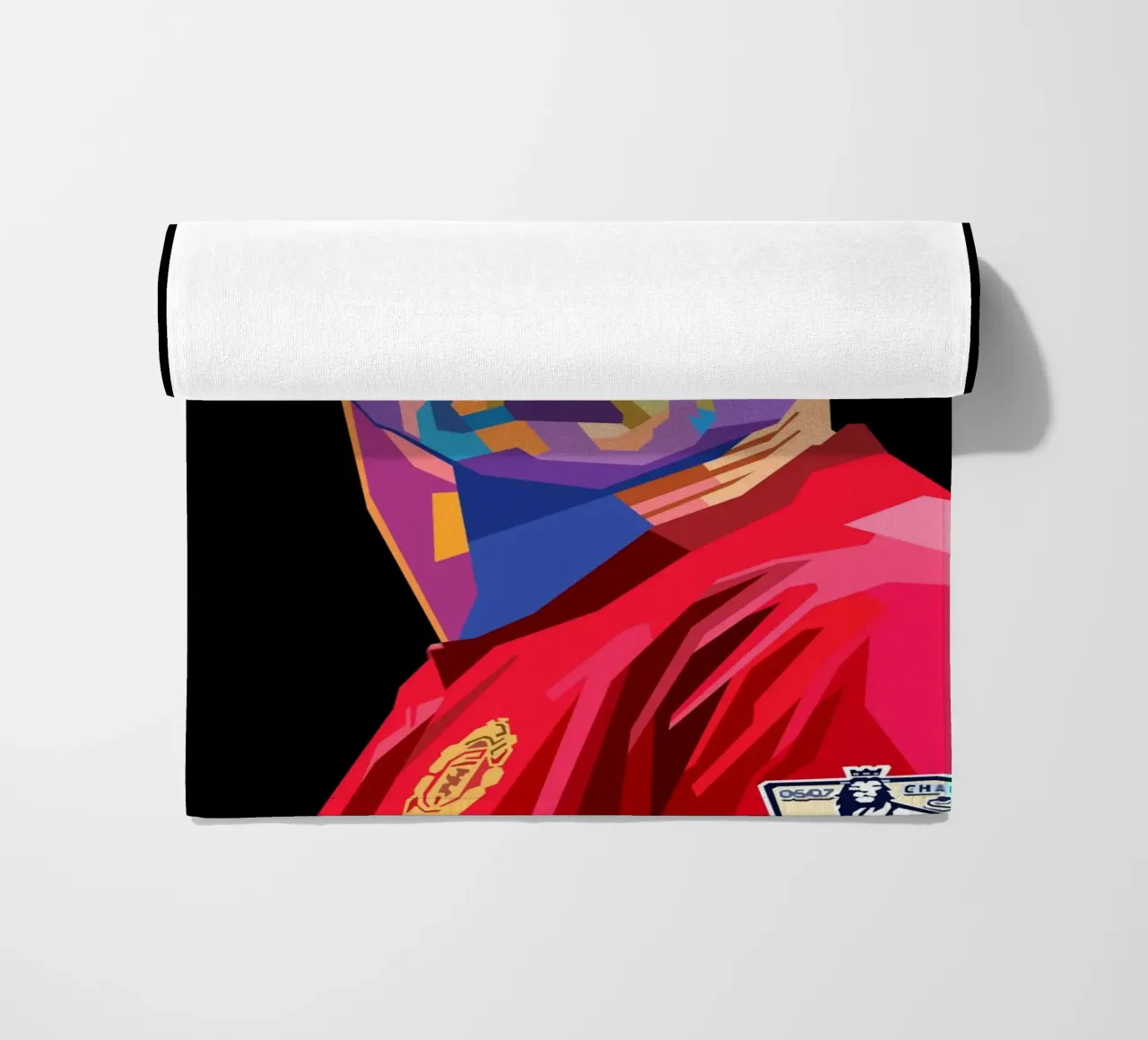 Iconic Football - Ryan Giggs beach towel by Hantamrata