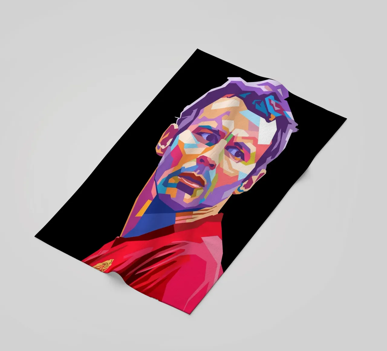Iconic Football - Ryan Giggs beach towel by Hantamrata