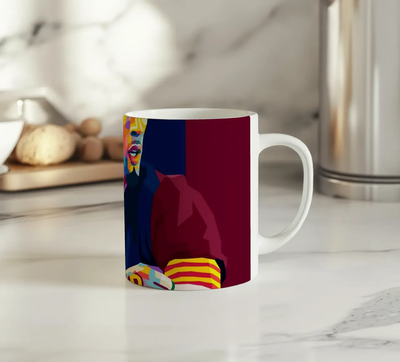 Raphinha Barcelona WPAP tazza in ceramica da WPAP MALANG