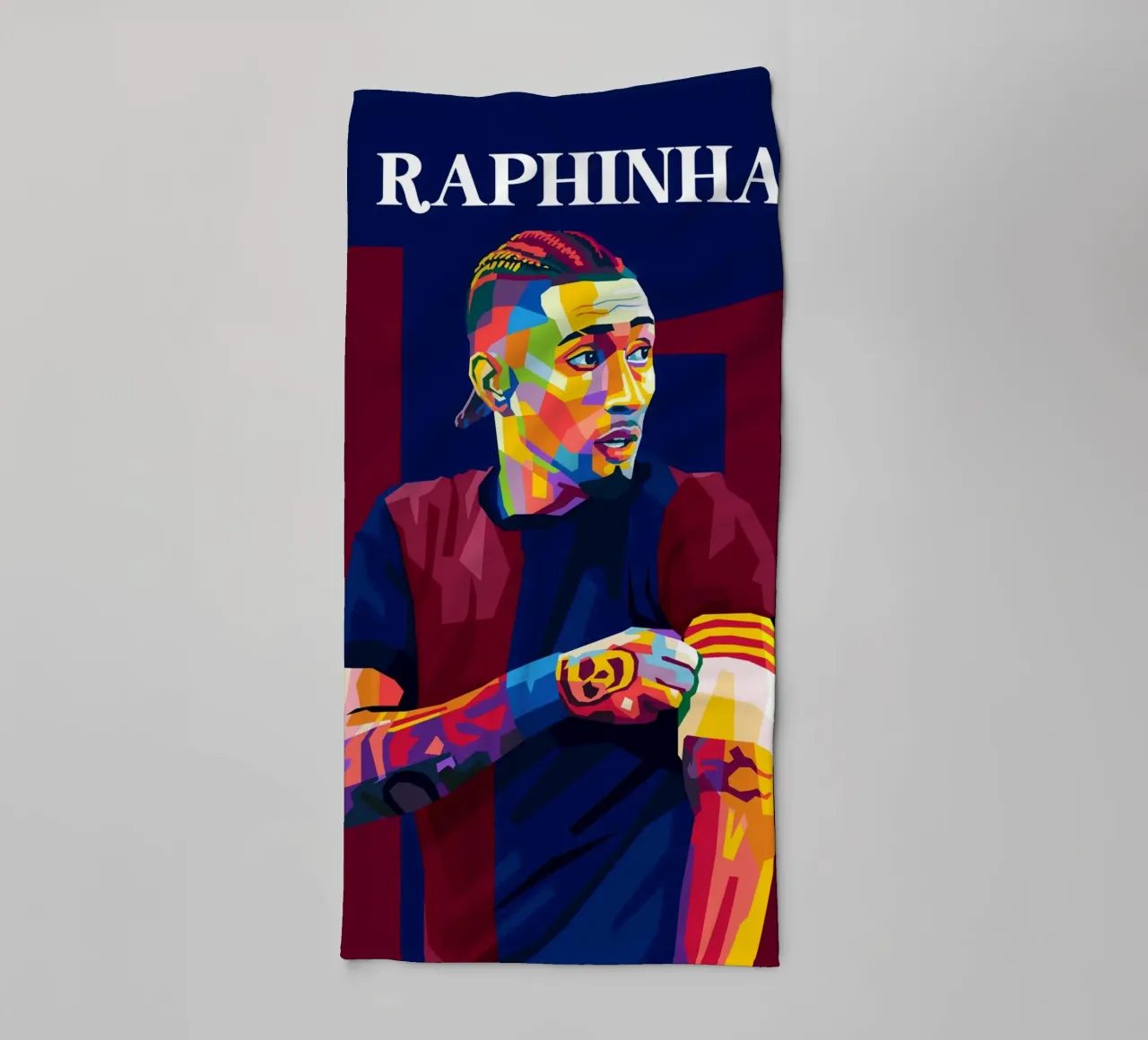 Raphinha Barcelona WPAP asciugamano da bagno da WPAP MALANG