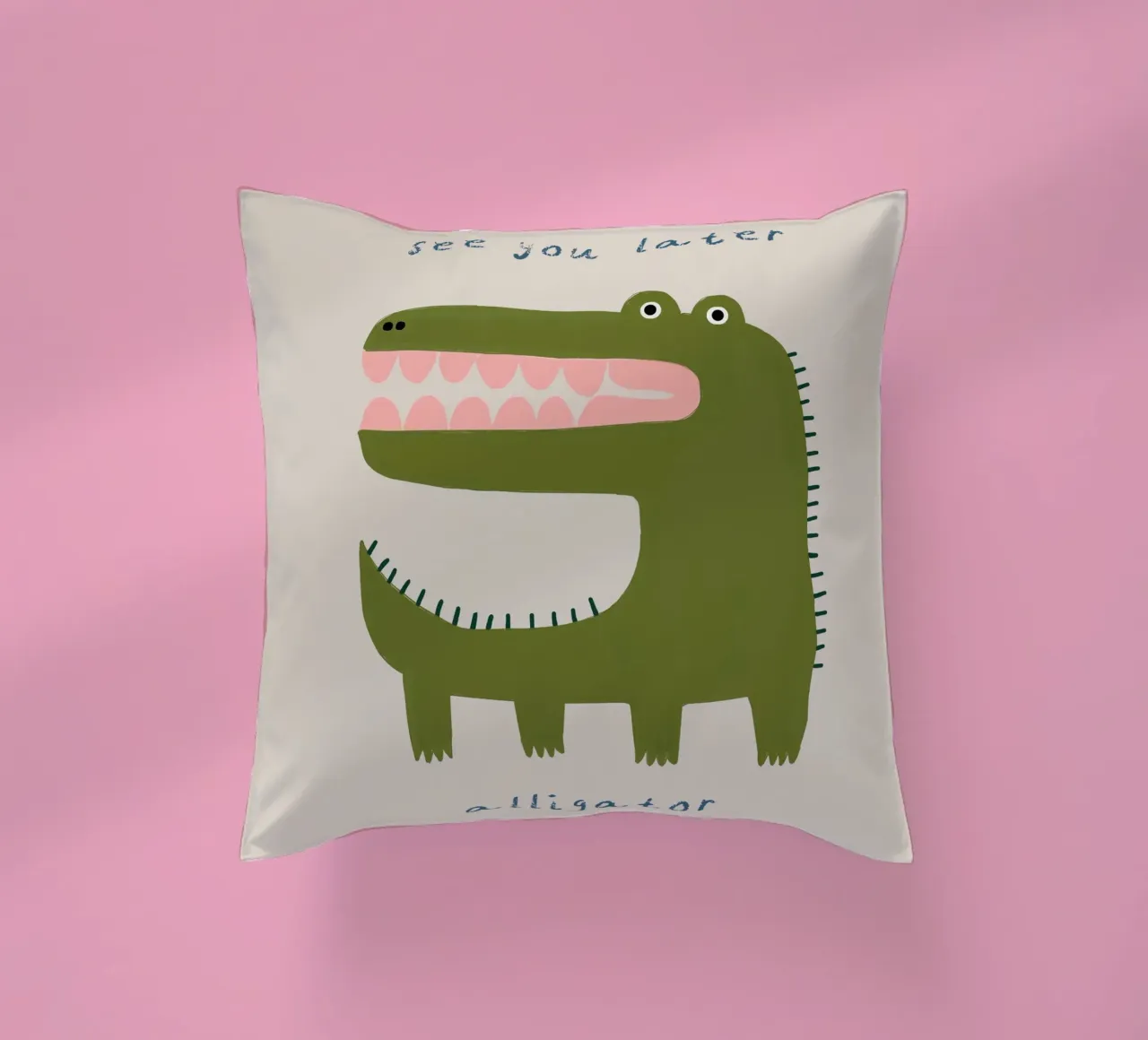 Ci vediamo dopo Alligatore cuscino da Little Lola