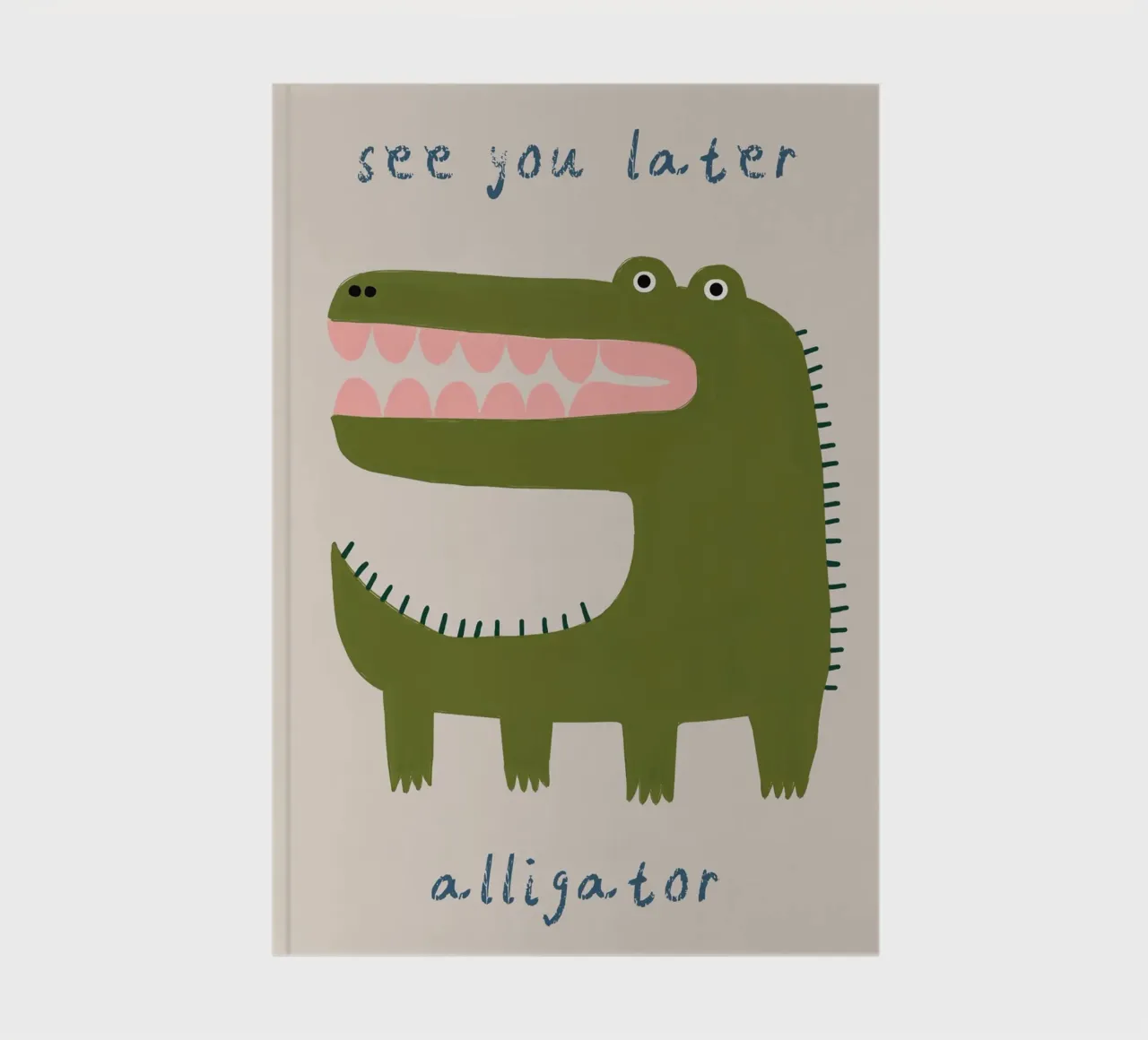 See you later Alligator notebook by Little Lola