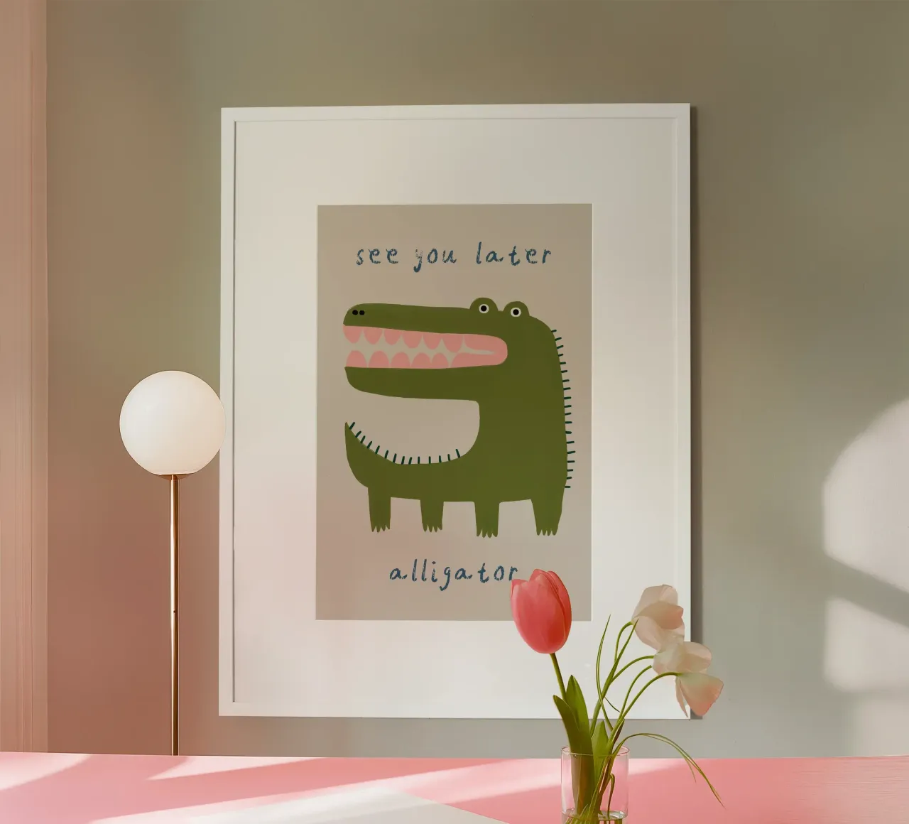 See you later Alligator hahnemühle by Little Lola