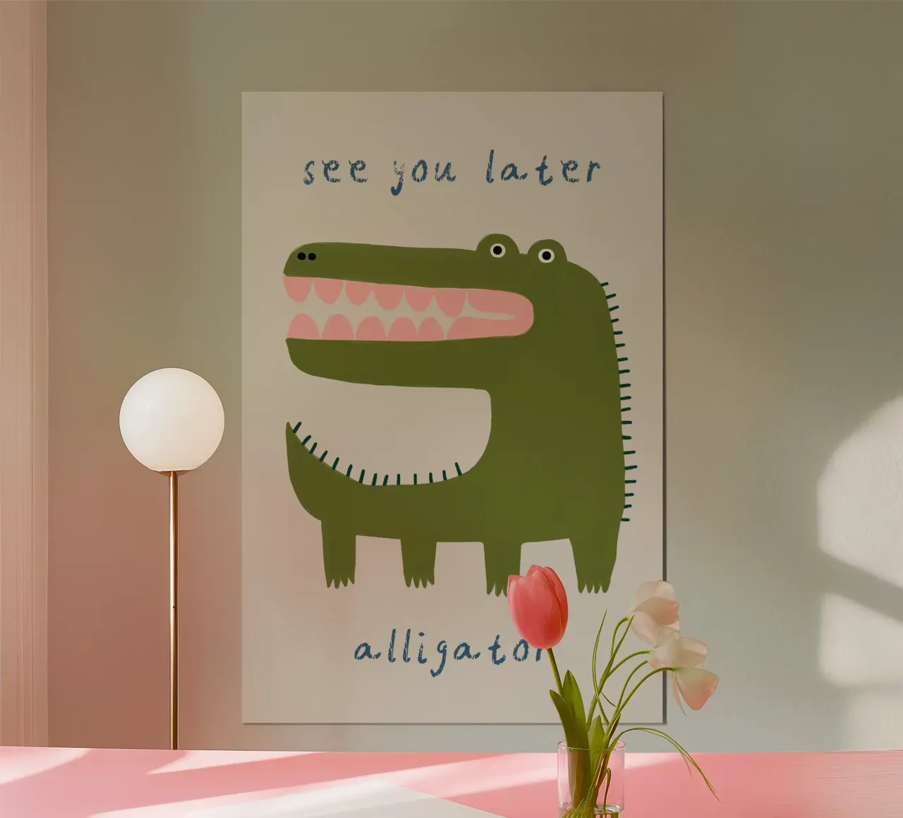 See you later Alligator Poster von Little Lola