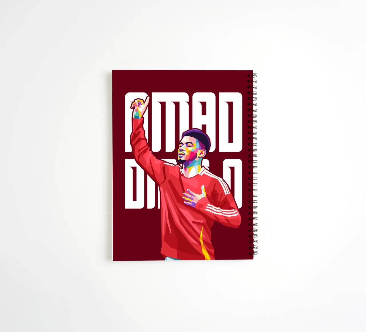 amad diallo wpap spiral notebook by WPAP MALANG