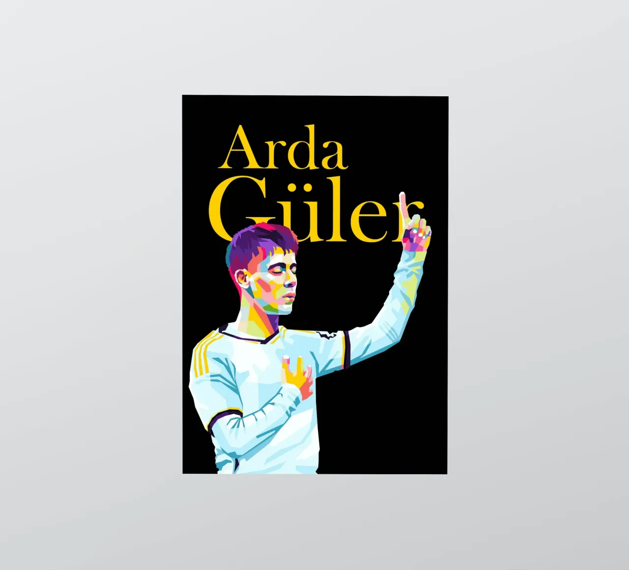 Arda Guler Real Madrid WPAP adesivo da WPAP MALANG