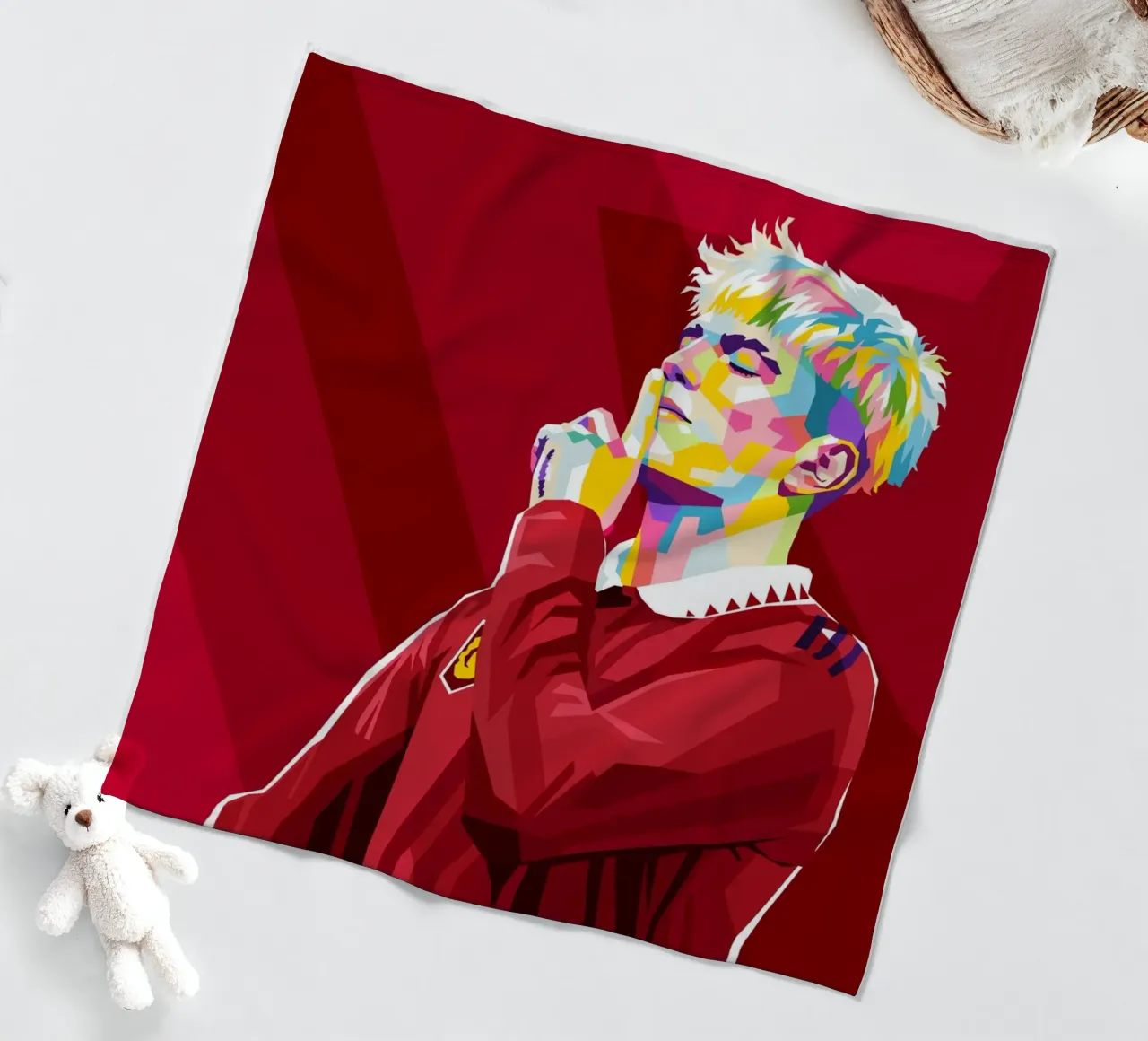 Garnacho wpap Pop art coperta in pile da WPAP MALANG