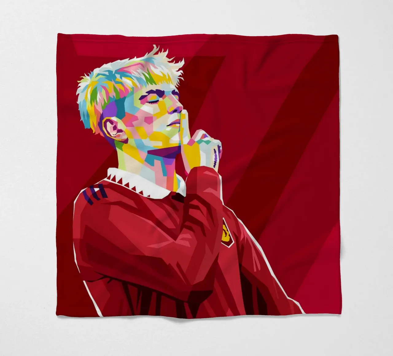 Garnacho wpap Pop art coperta in pile da WPAP MALANG