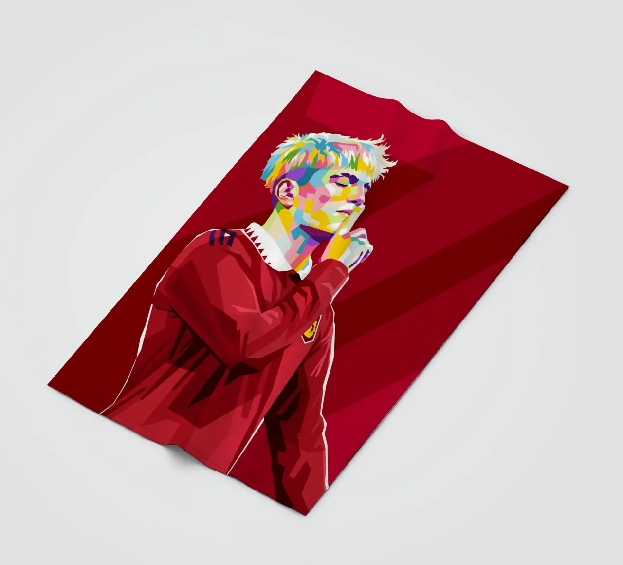 Garnacho wpap Pop art coperta in pile da WPAP MALANG