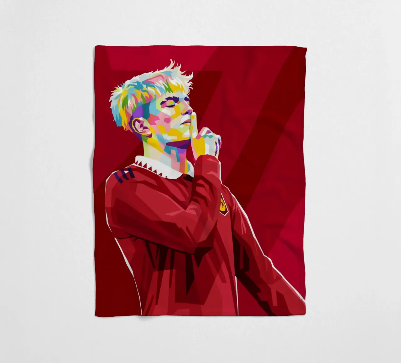 Garnacho wpap Pop art coperta in pile da WPAP MALANG