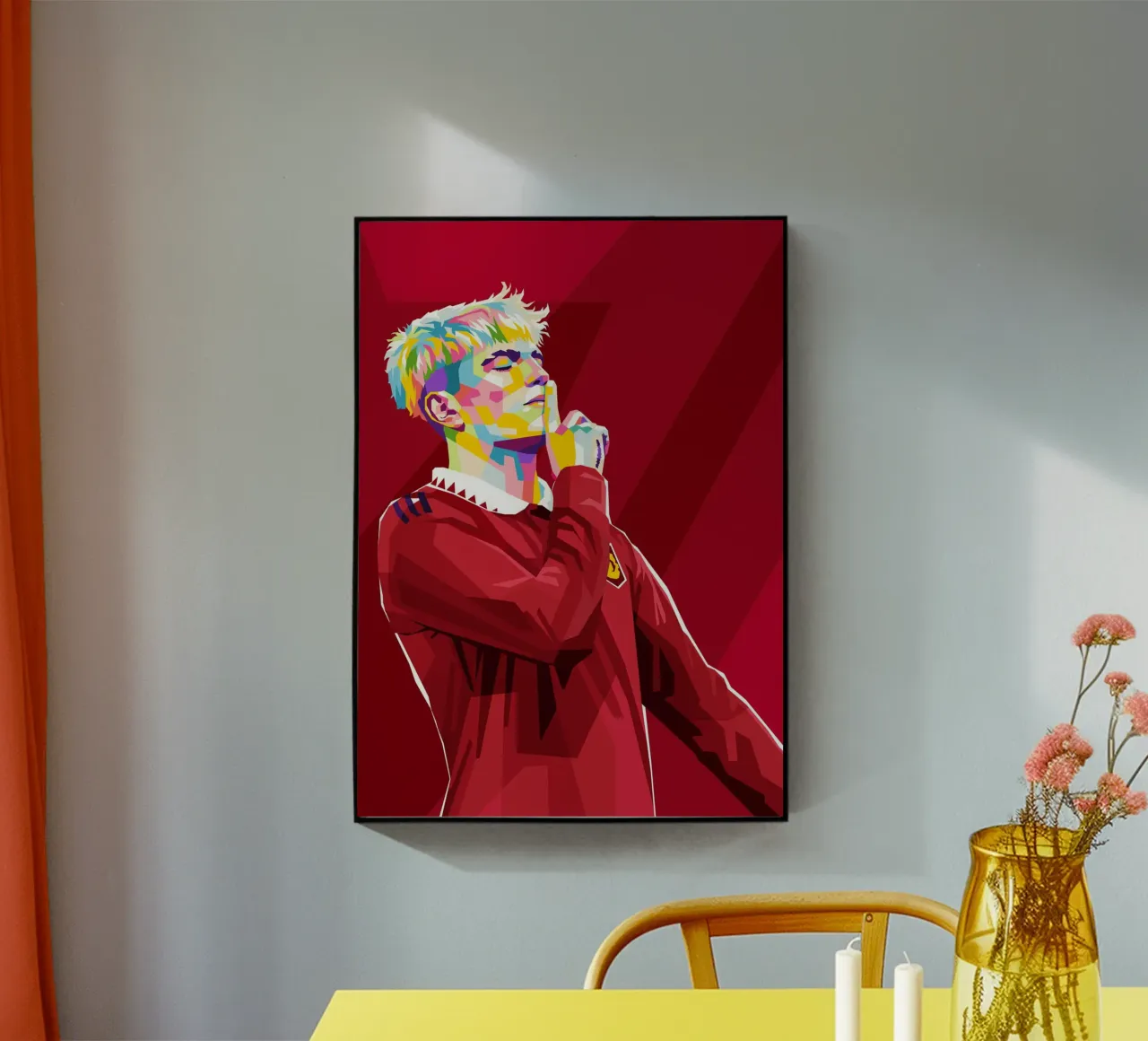 Garnacho wpap Pop art plexiglass da WPAP MALANG