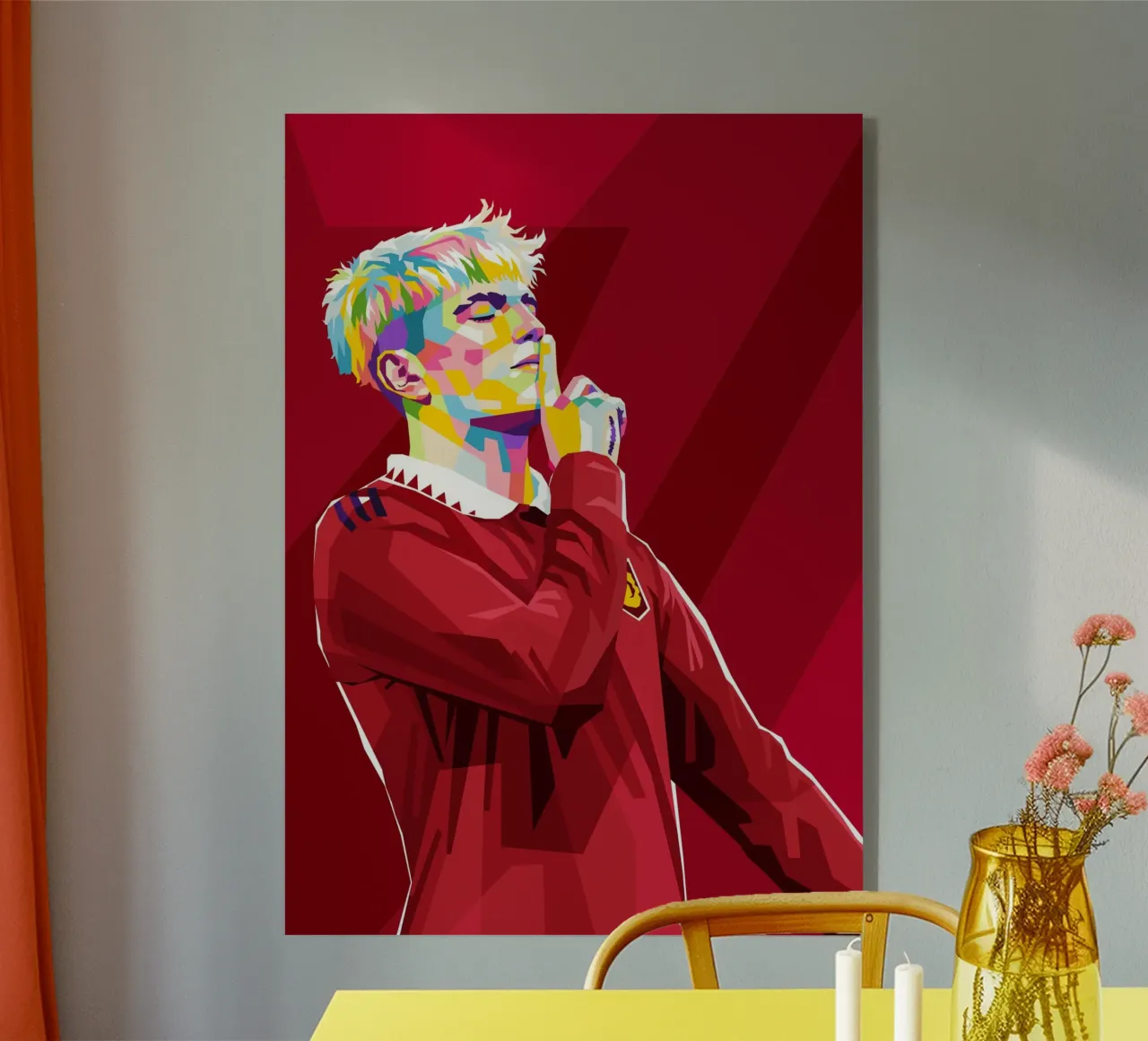 Garnacho wpap Pop art plexiglass da WPAP MALANG