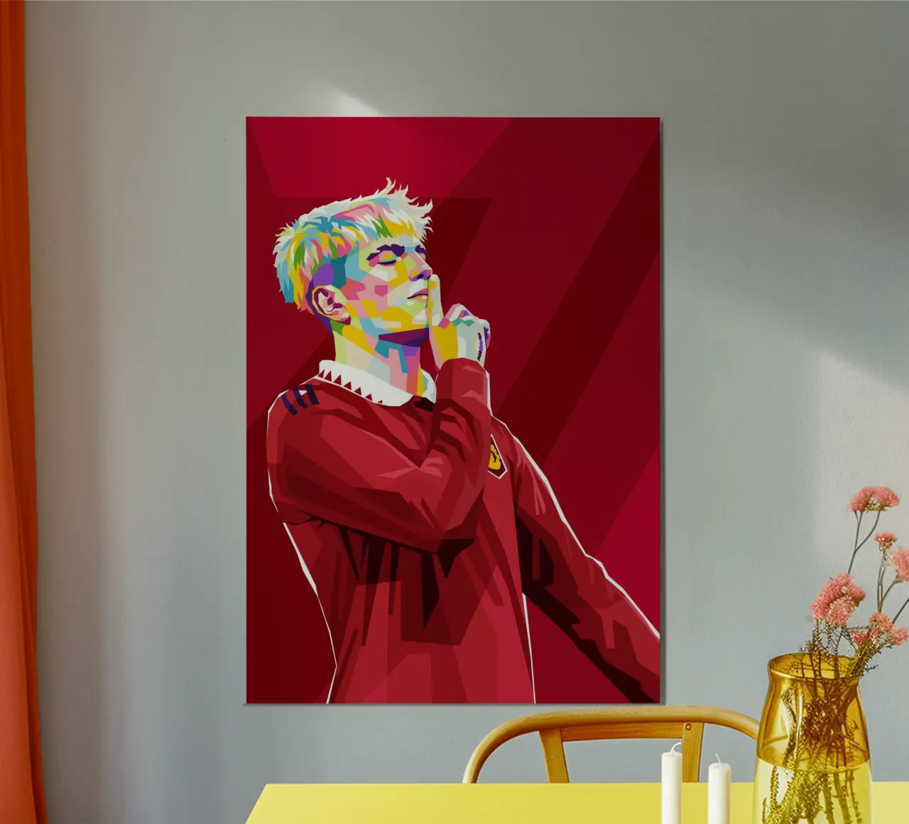 Garnacho wpap Pop art alluminio dibond da WPAP MALANG