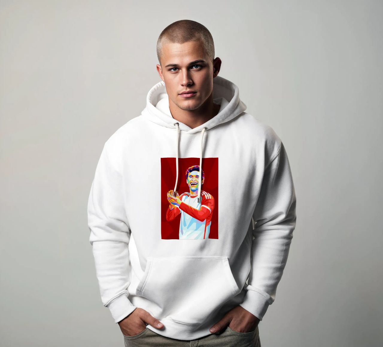 Thomas Müller wpap felpa con cappuccio da WPAP MALANG