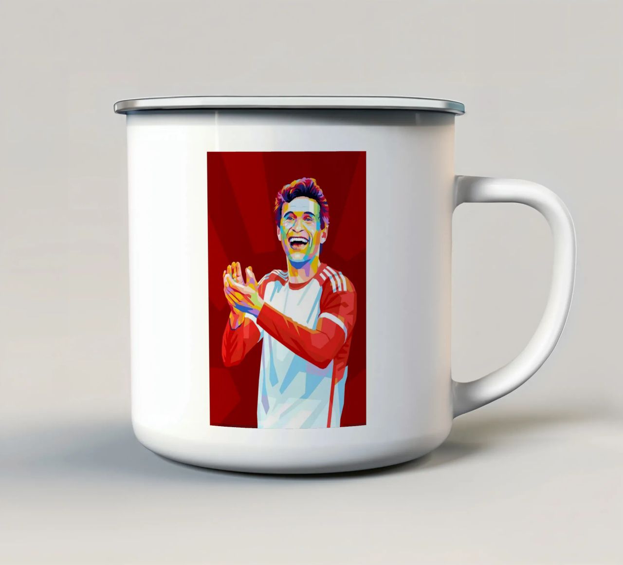 Thomas Müller wpap tazza in smalto da WPAP MALANG