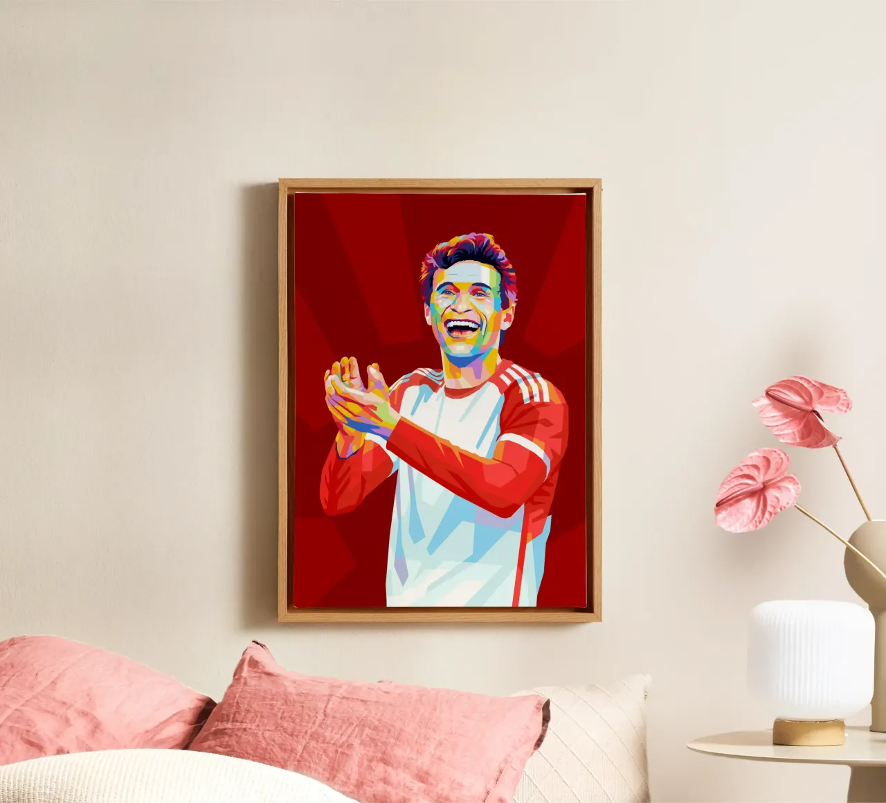 Thomas Müller wpap tela con Cornice a cassetta da WPAP MALANG