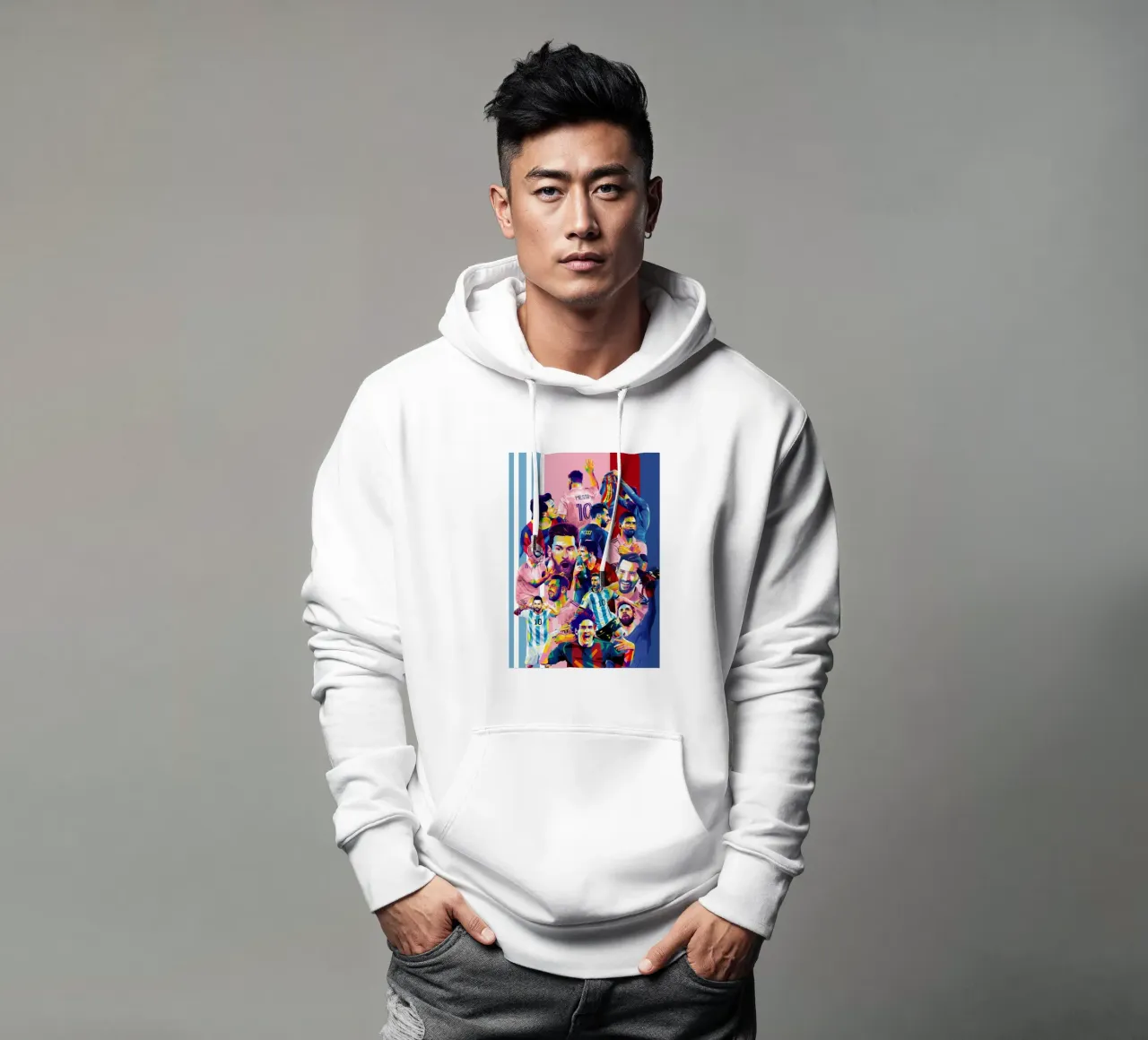 Lionel Messi All time felpa con cappuccio da WPAP MALANG