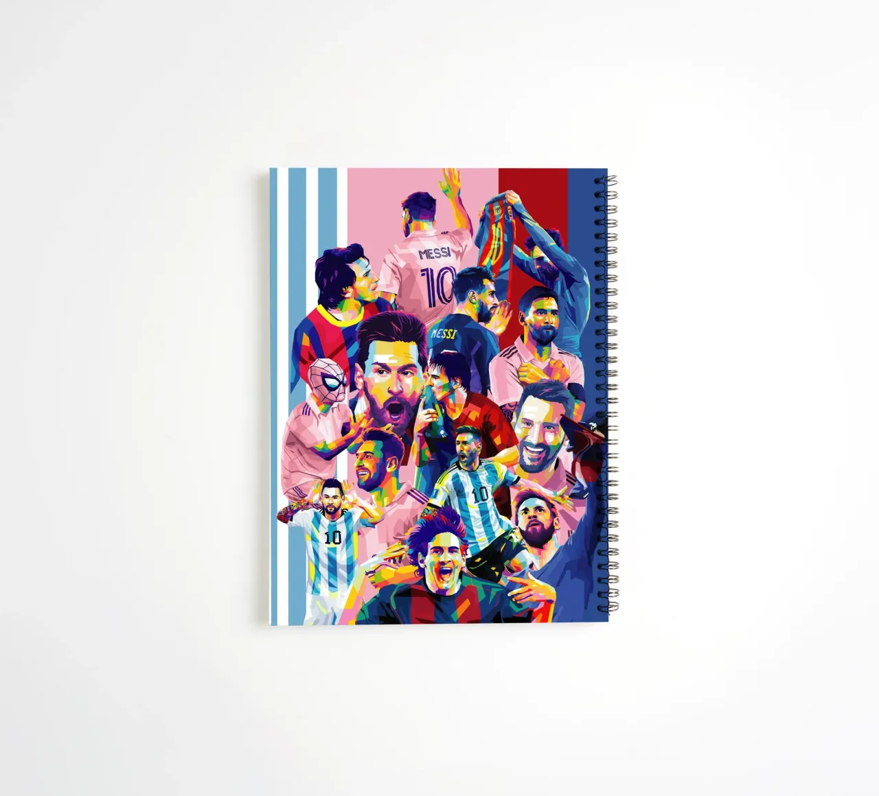 Lionel Messi All time spiral notebook by WPAP MALANG