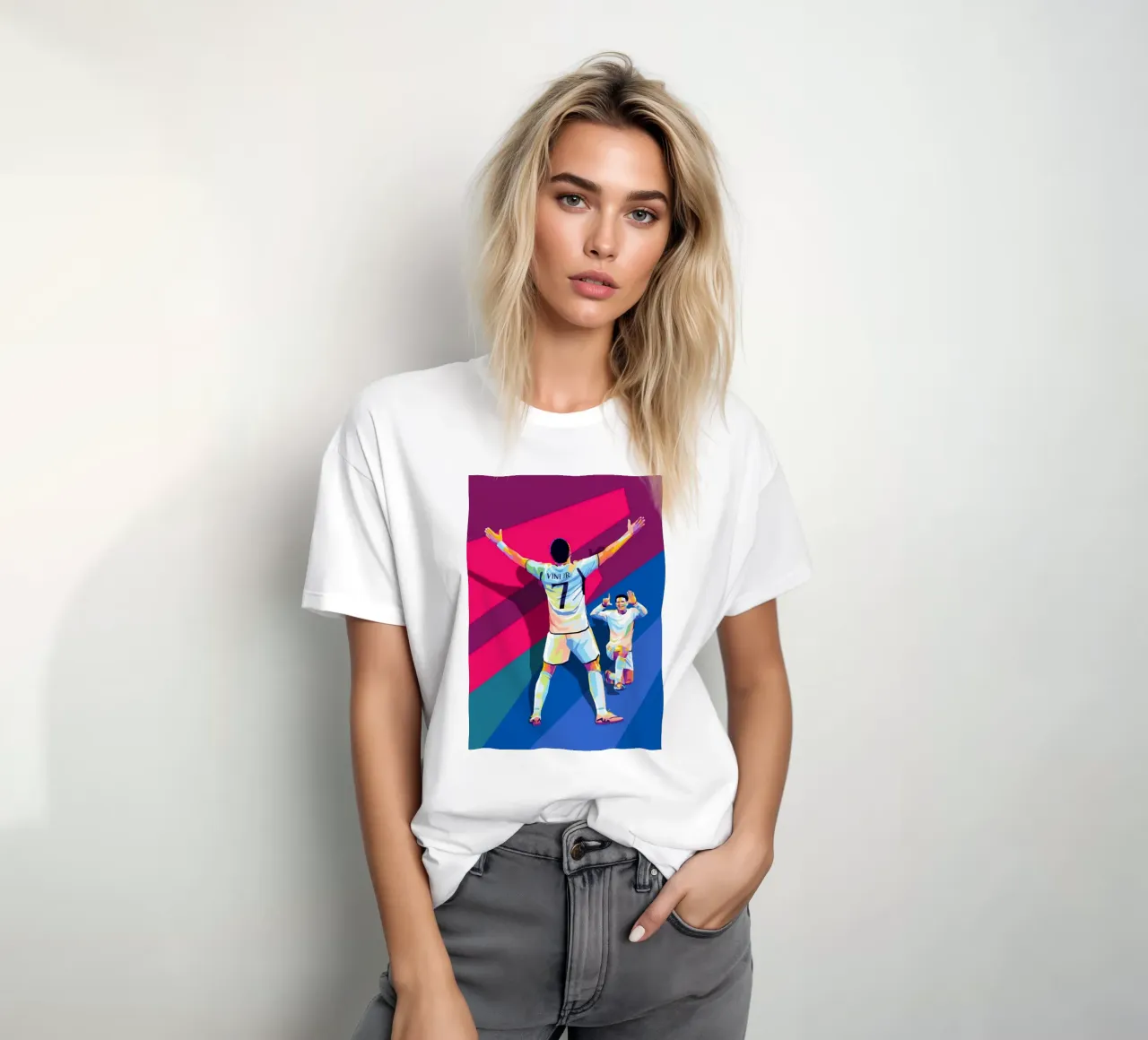 Vinicius Jr X Bellingham t-shirt da WPAP MALANG