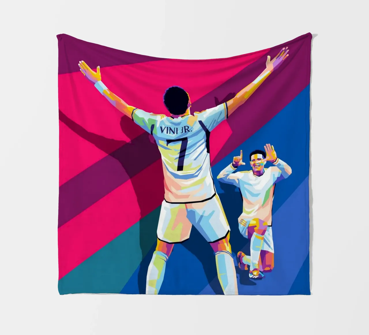 Vinicius Jr X Bellingham coperta in pile da WPAP MALANG