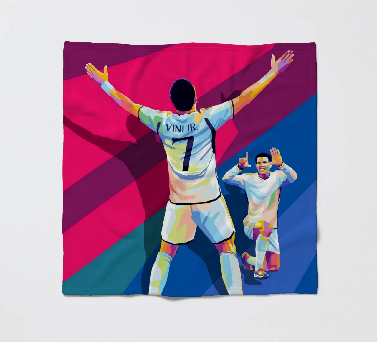 Vinicius Jr X Bellingham coperta in pile da WPAP MALANG