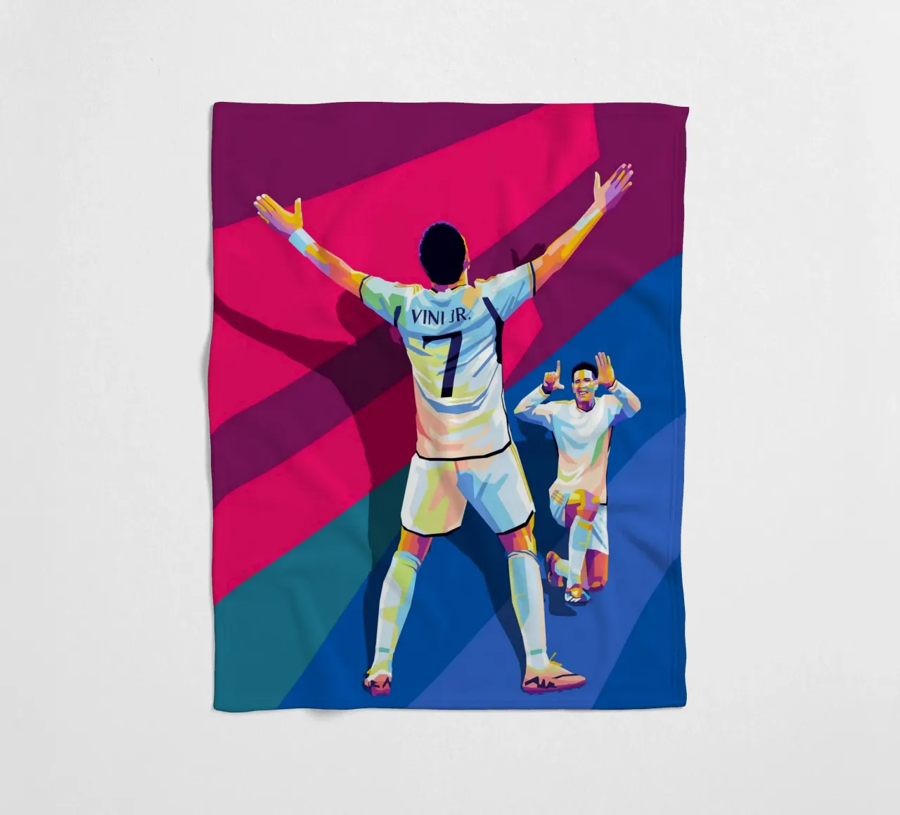 Vinicius Jr X Bellingham coperta in pile da WPAP MALANG