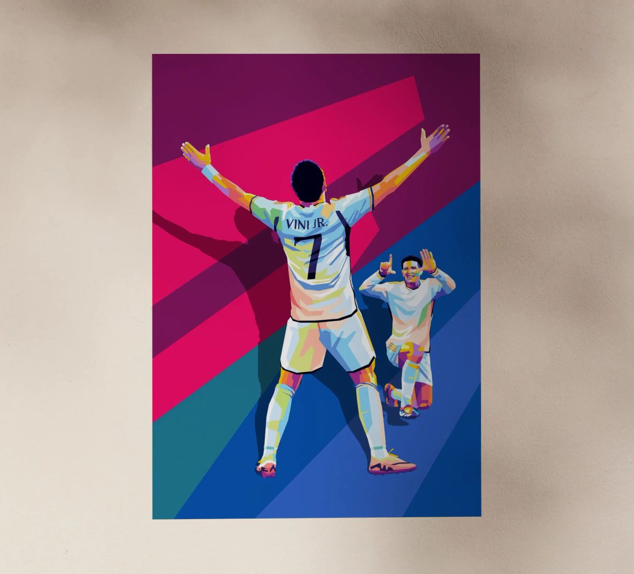 Vinicius Jr X Bellingham pellicola backlit da WPAP MALANG