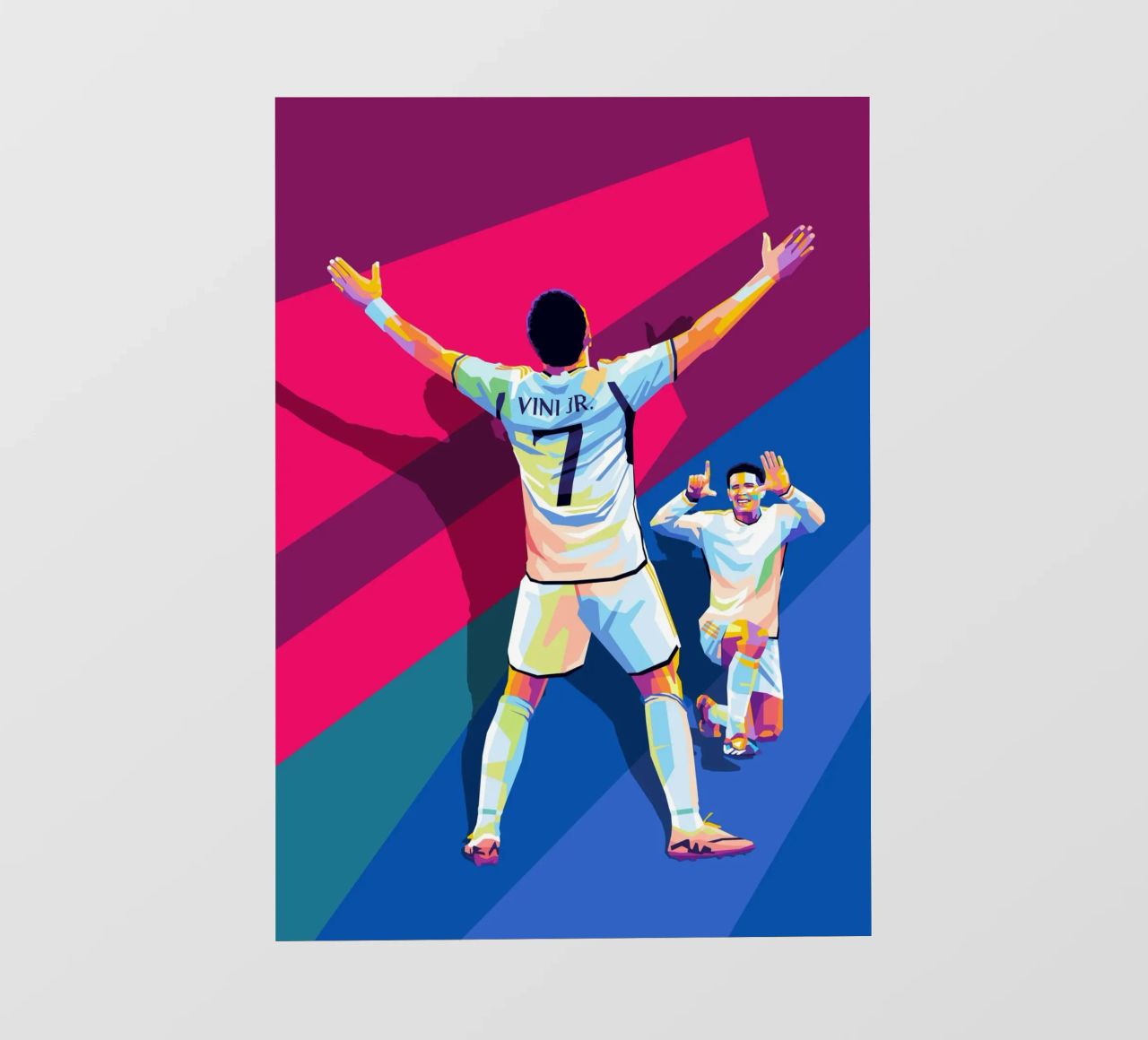 Vinicius Jr X Bellingham pellicola backlit da WPAP MALANG