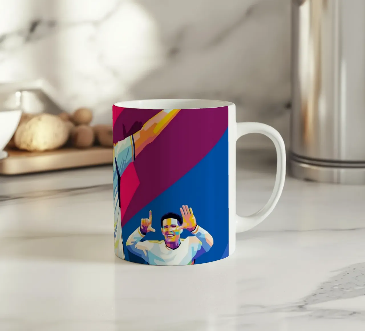 Vinicius Jr X Bellingham tazza in ceramica da WPAP MALANG