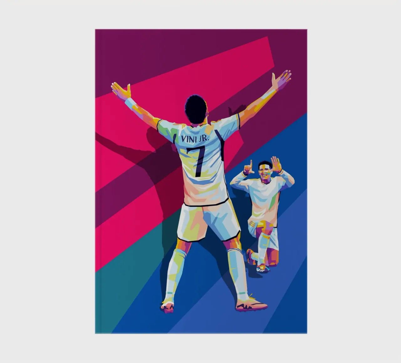 Vinicius Jr X Bellingham notebook by WPAP MALANG