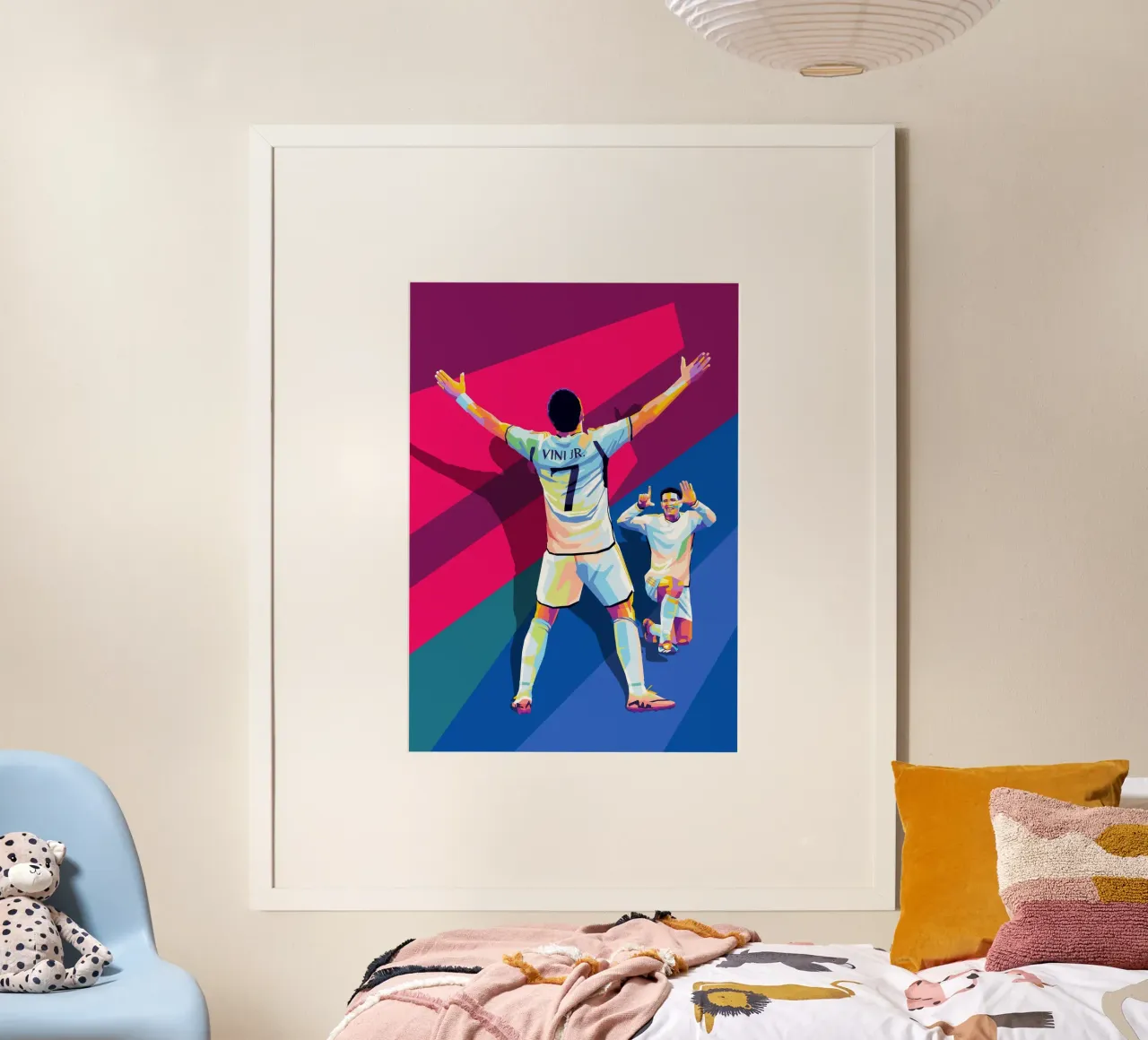 Vinicius Jr X Bellingham carta hahnemühle da WPAP MALANG