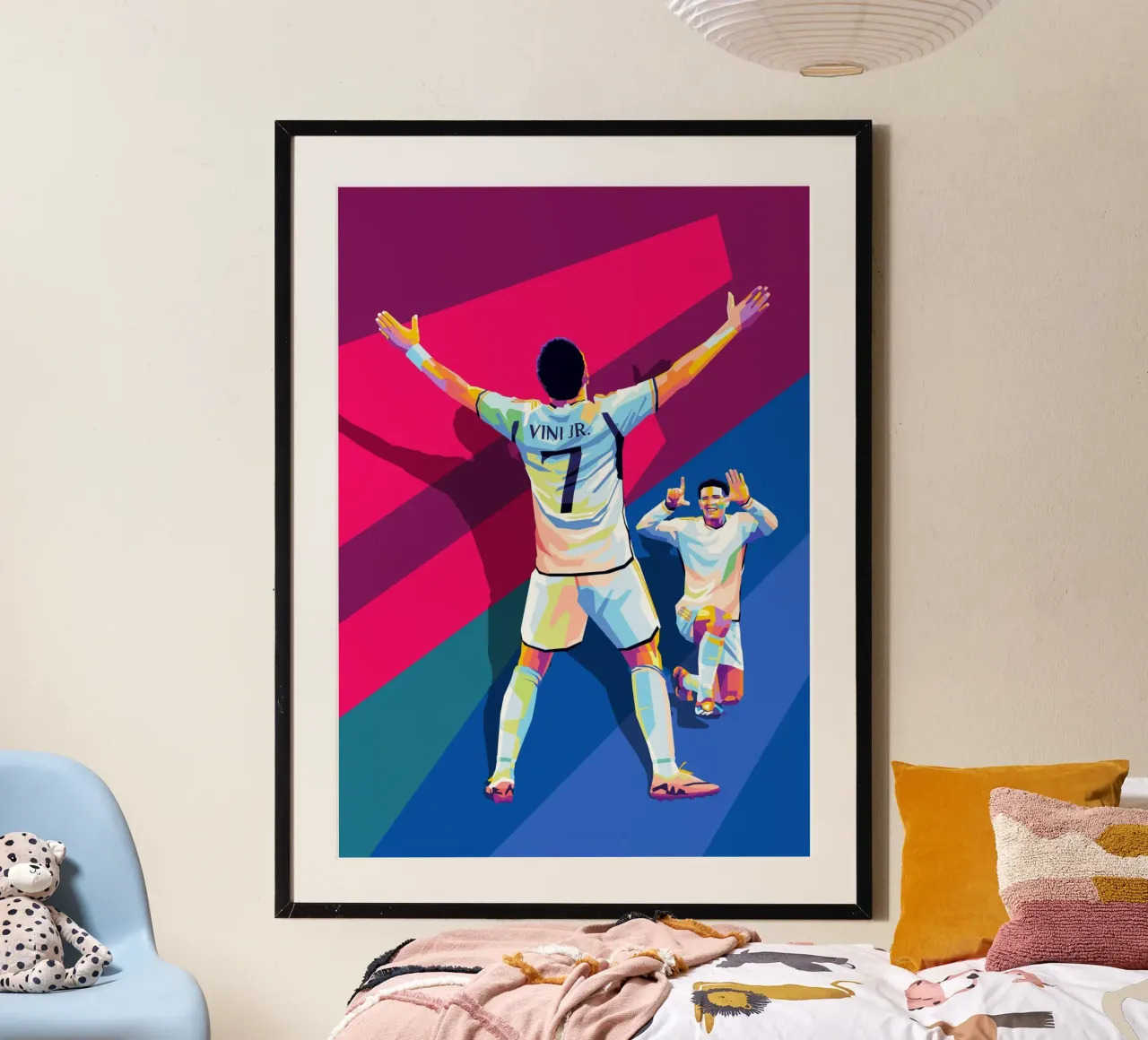 Vinicius Jr X Bellingham carta hahnemühle da WPAP MALANG