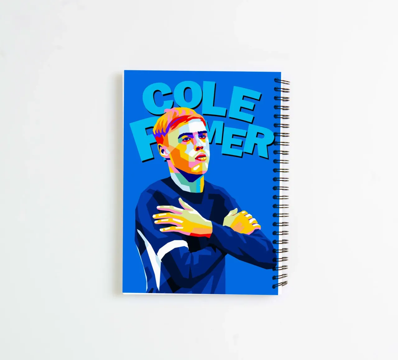 cole palmer wpap pop art spiral notebook by WPAP MALANG