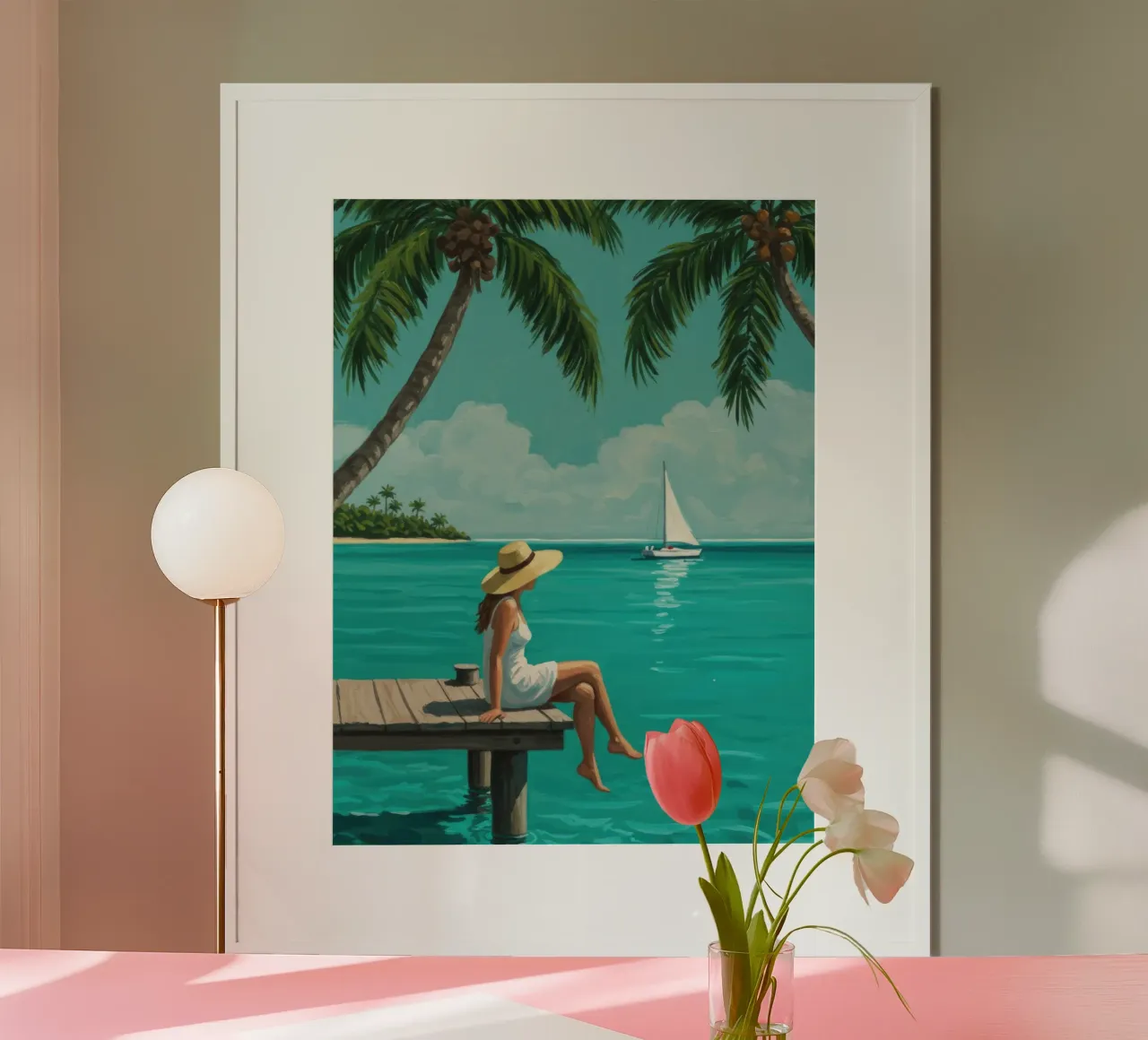 Sommer-Vibes Poster von Art Center