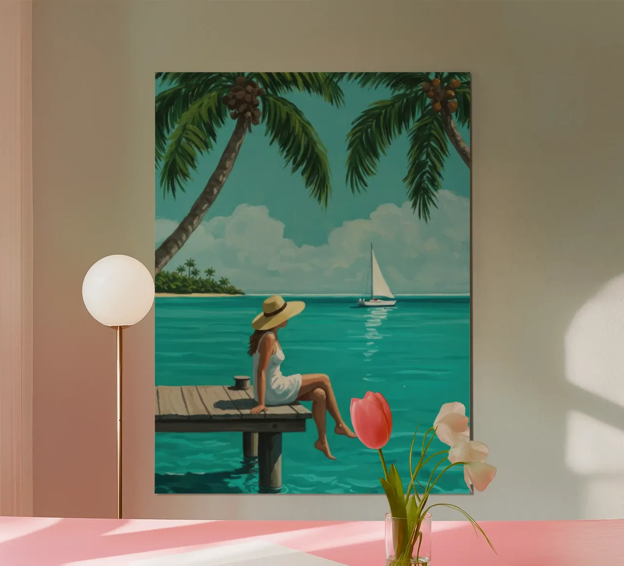 Sommer-Vibes Poster von Art Center